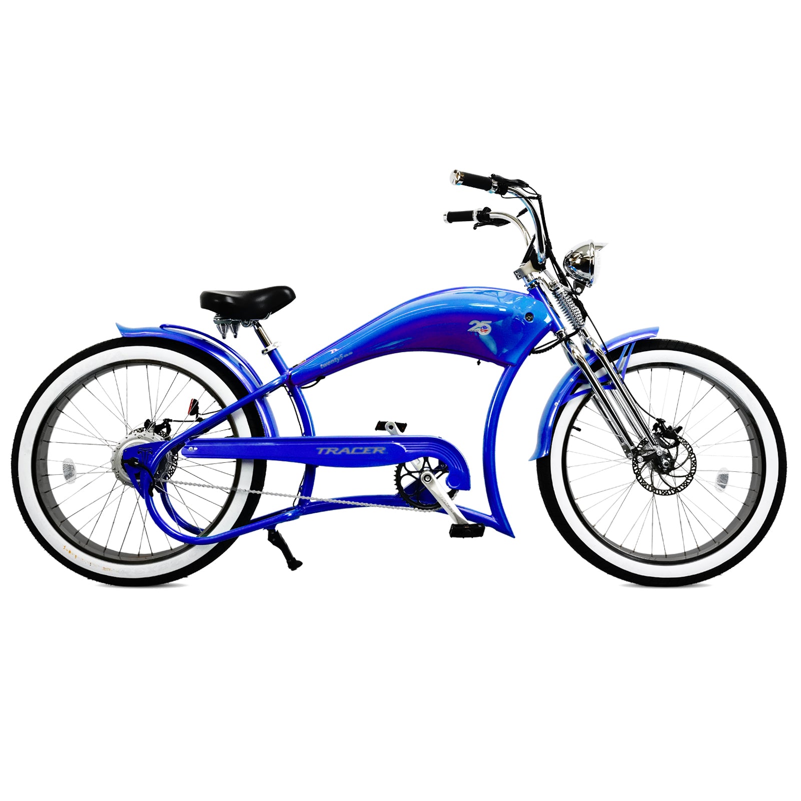 TRACER TWENTY 5 DS 26" Stretch E-BIKE 800W 48V Dual Spring Suspension Fork - Energize Trek