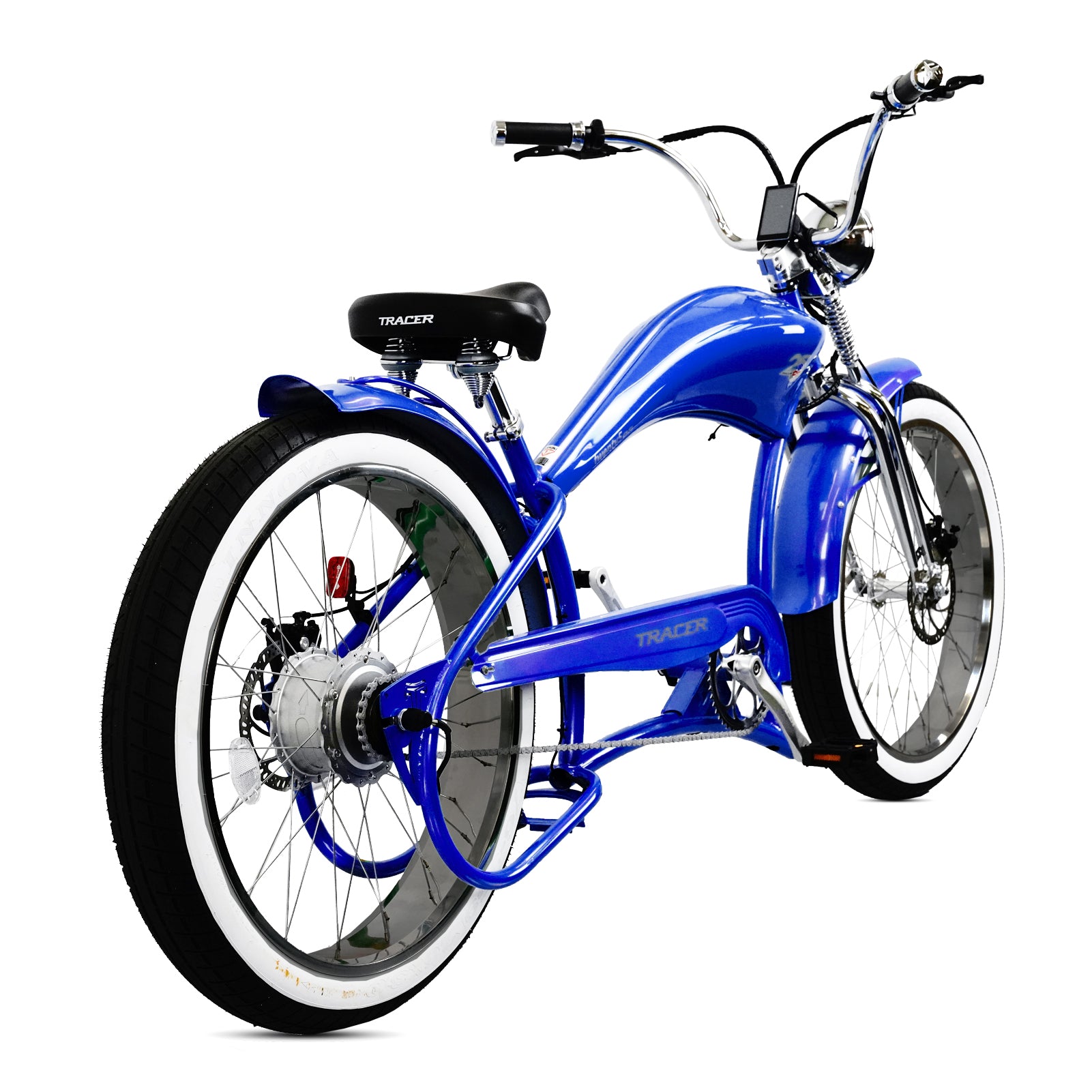 TRACER TWENTY 5 DS 26" Stretch E-BIKE 800W 48V Dual Spring Suspension Fork - Energize Trek