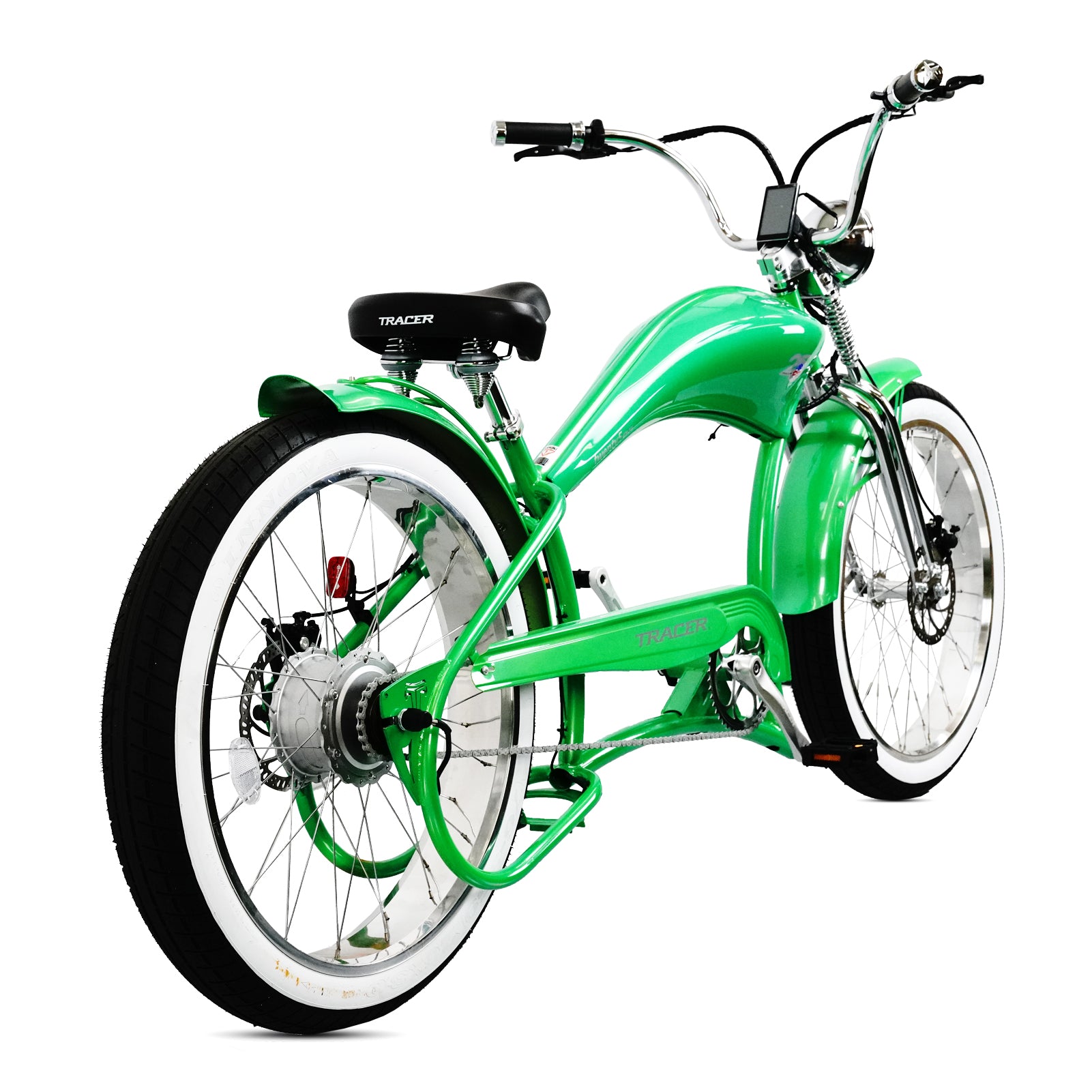 TRACER TWENTY 5 DS 26" Stretch E-BIKE 800W 48V Dual Spring Suspension Fork - Energize Trek