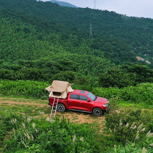 The Rooftop Tent Is Made Of 280TC 2000 Waterproof Lattice Cloth And Can Be Used As A Camping Essentials A Mobile Home - Energize Trek