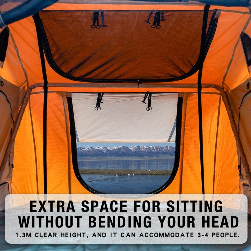 The Rooftop Tent Is Made Of 280TC 2000 Waterproof Lattice Cloth And Can Be Used As A Camping Essentials A Mobile Home - Energize Trek