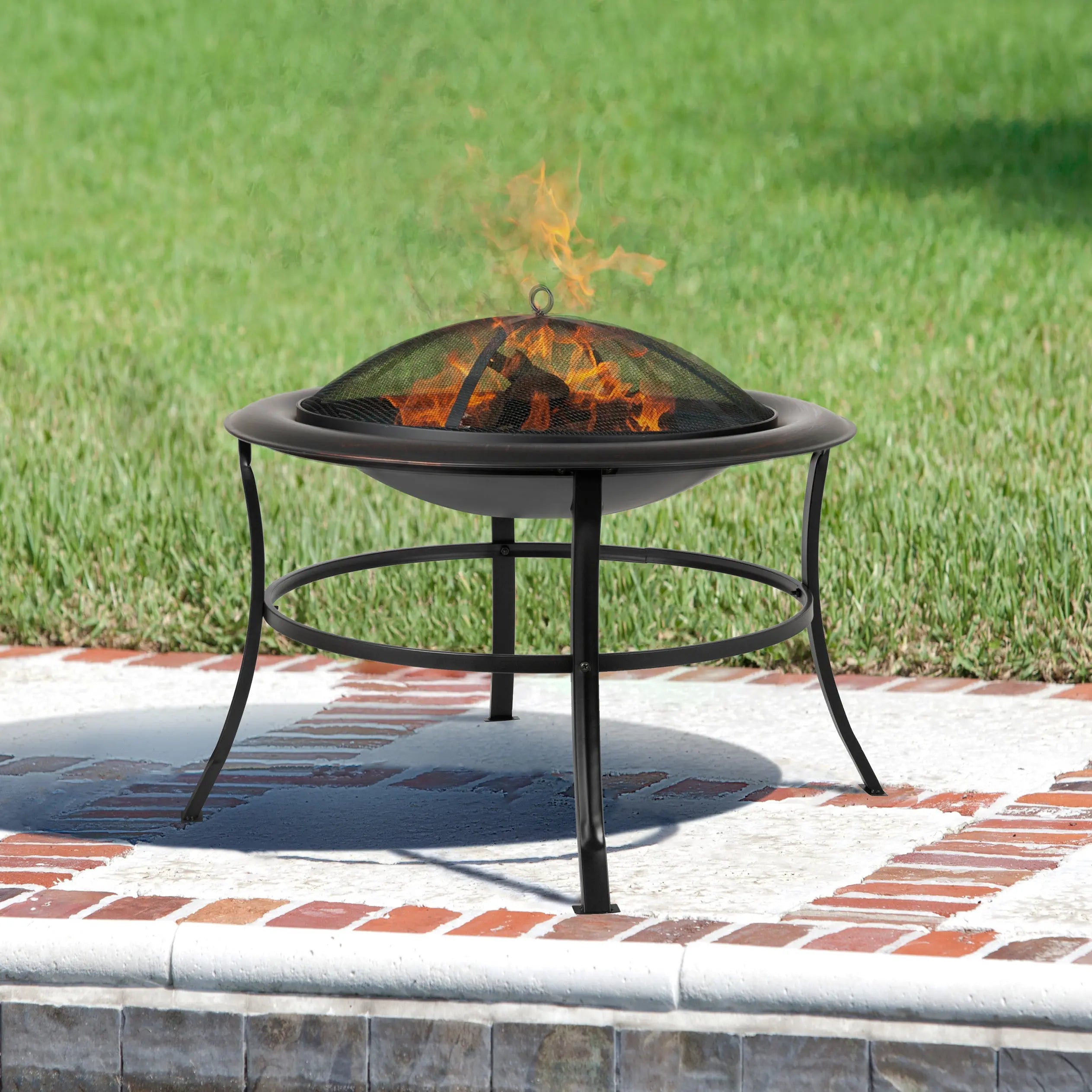 Tokia 30" Round Fire Pit - Energize Trek
