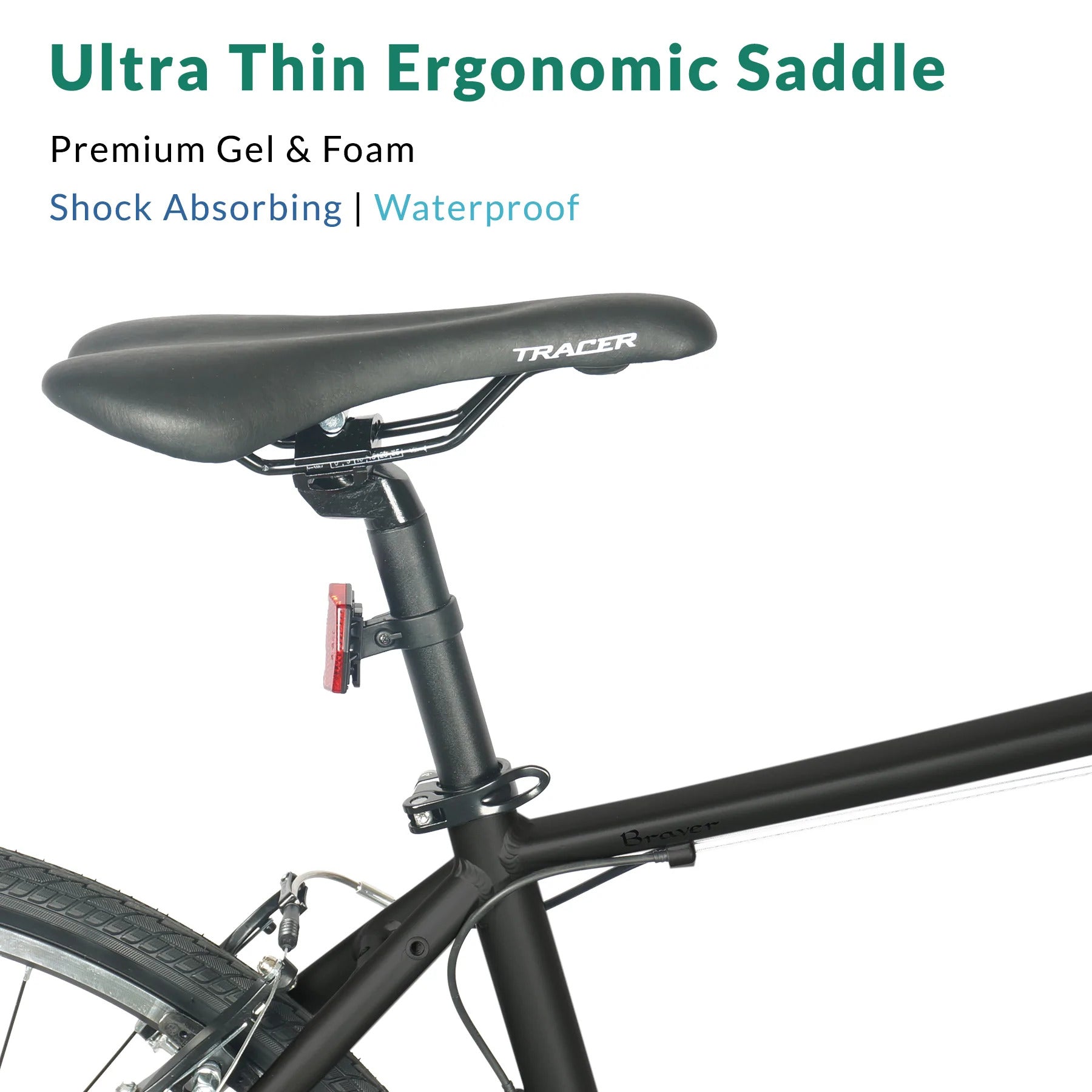 Tracer Braver 700C Hybrid Bikes Alloy Frame Sizes-450mm Shimano 21-Spees V-Brake - Energize Trek