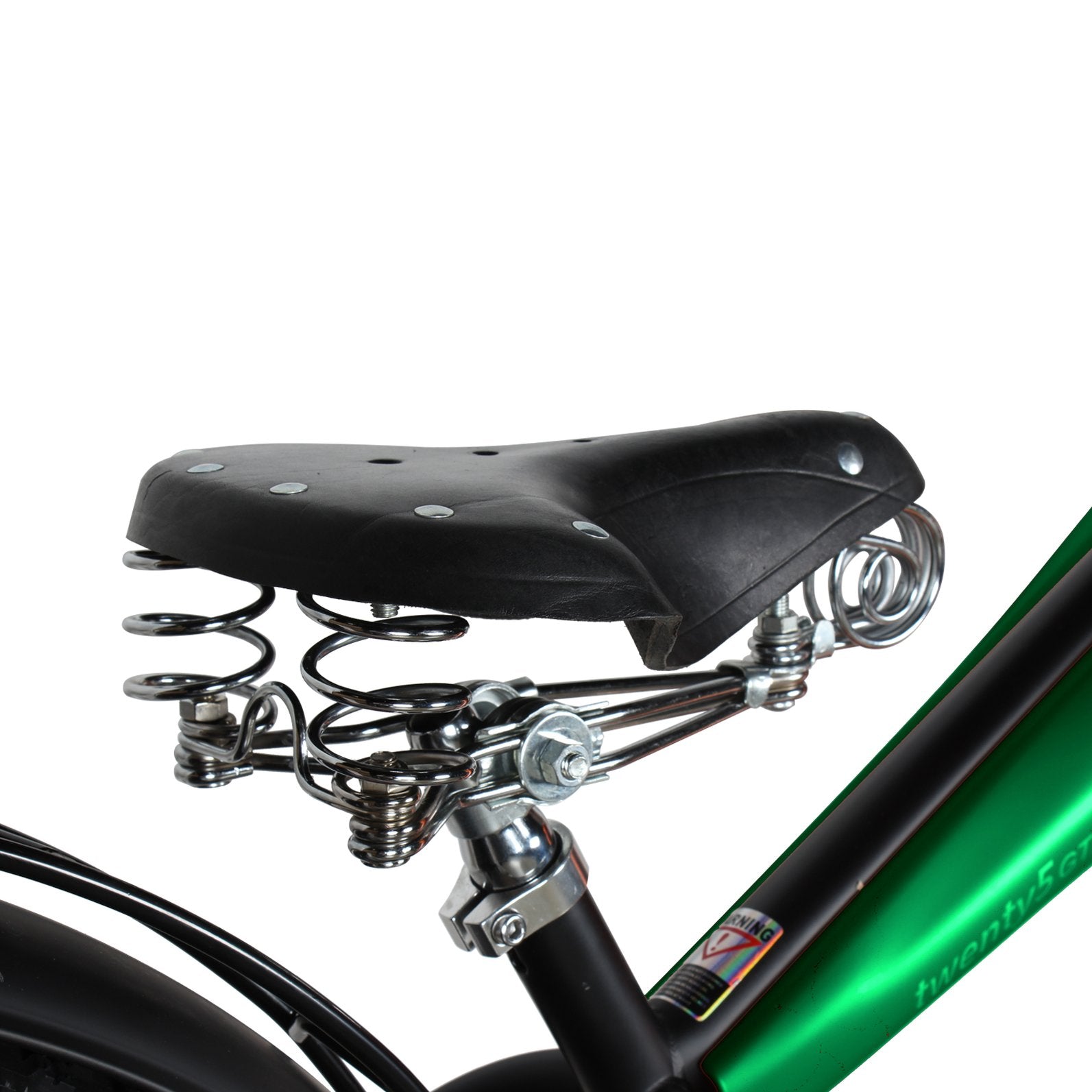 Tracer Twenty5 GT 26" Chopper Stretch Cruiser E-Bike Steel Frame Triple Tree Fork Disc Brake Motor 5-Speed Hi-Rise HANDLEBAR Alloy Polishing FAT Rims Front 3" Rear 4" 26x3.0 White Wall Tires Motor - Energize Trek