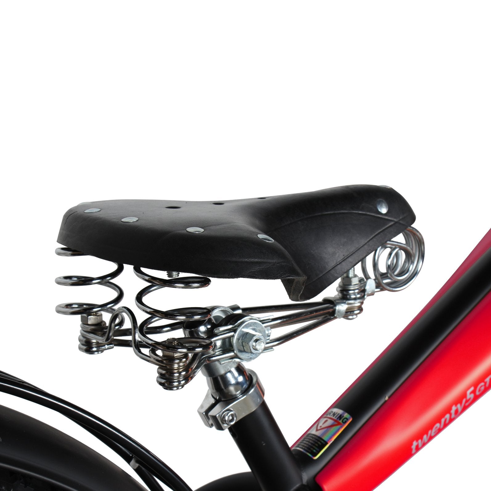 Tracer Twenty5 GT 26" Chopper Stretch Cruiser E-Bike Steel Frame Triple Tree Fork Disc Brake Motor 5-Speed Hi-Rise HANDLEBAR Alloy Polishing FAT Rims Front 3" Rear 4" 26x3.0 White Wall Tires Motor - Energize Trek