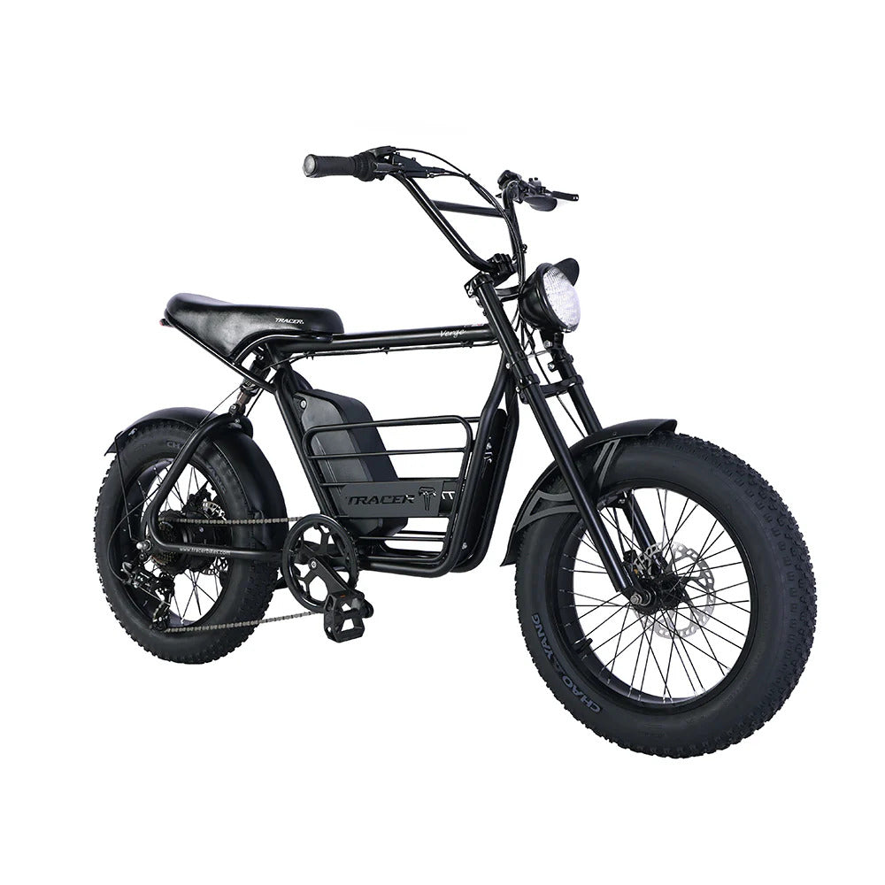 Tracer Verge 20" Motor Ebike Steel Frame, Triple Tree Fork, Hyduralic Brakes, BMX handlebar, Motor 800W, Samsung Lithium-ion Battery 48V/20Ah, 20x4.0 Knobby Black Wall Tires - Energize Trek