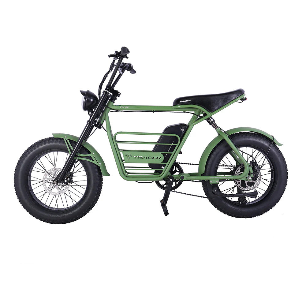Tracer Verge 20" Motor Ebike Steel Frame, Triple Tree Fork, Hyduralic Brakes, BMX handlebar, Motor 800W, Samsung Lithium-ion Battery 48V/20Ah, 20x4.0 Knobby Black Wall Tires - Energize Trek