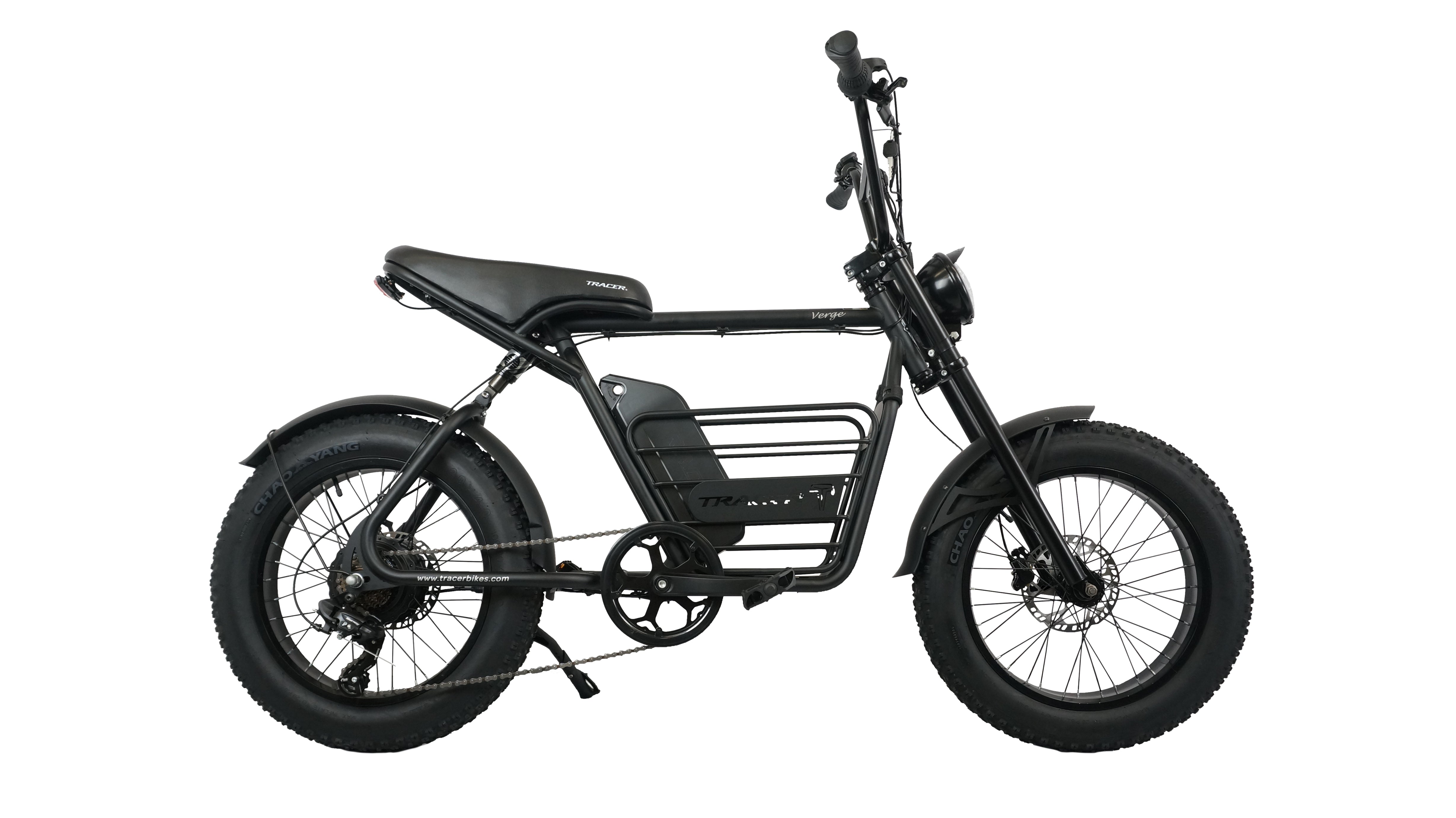 Tracer Verge 20" Motor Ebike Steel Frame, Triple Tree Fork, Hyduralic Brakes, BMX handlebar, Motor 800W, Samsung Lithium-ion Battery 48V/20Ah, 20x4.0 Knobby Black Wall Tires - Energize Trek