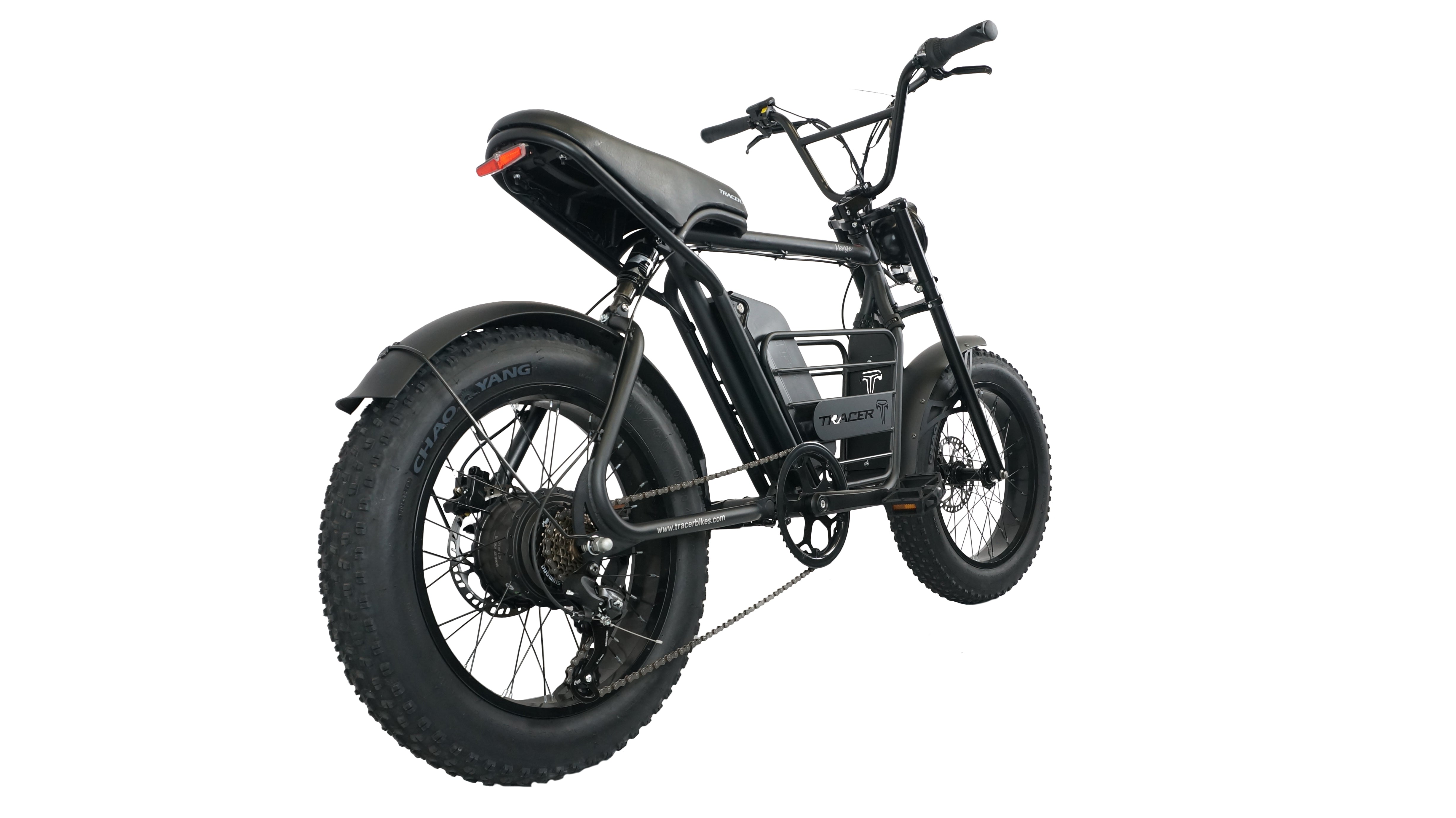 Tracer Verge 20" Motor Ebike Steel Frame, Triple Tree Fork, Hyduralic Brakes, BMX handlebar, Motor 800W, Samsung Lithium-ion Battery 48V/20Ah, 20x4.0 Knobby Black Wall Tires - Energize Trek