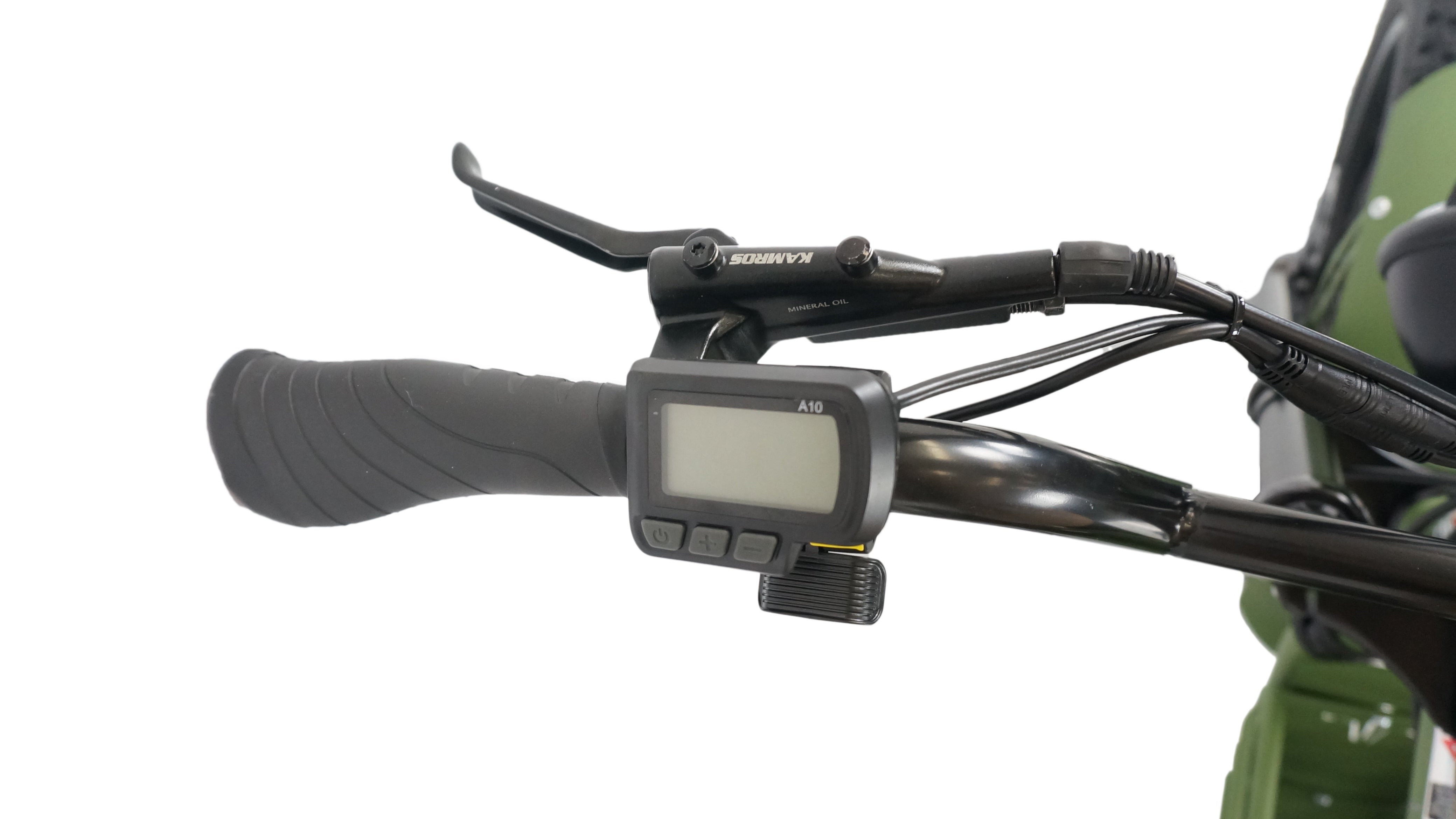 Tracer Verge 20" Motor Ebike Steel Frame, Triple Tree Fork, Hyduralic Brakes, BMX handlebar, Motor 800W, Samsung Lithium-ion Battery 48V/20Ah, 20x4.0 Knobby Black Wall Tires - Energize Trek