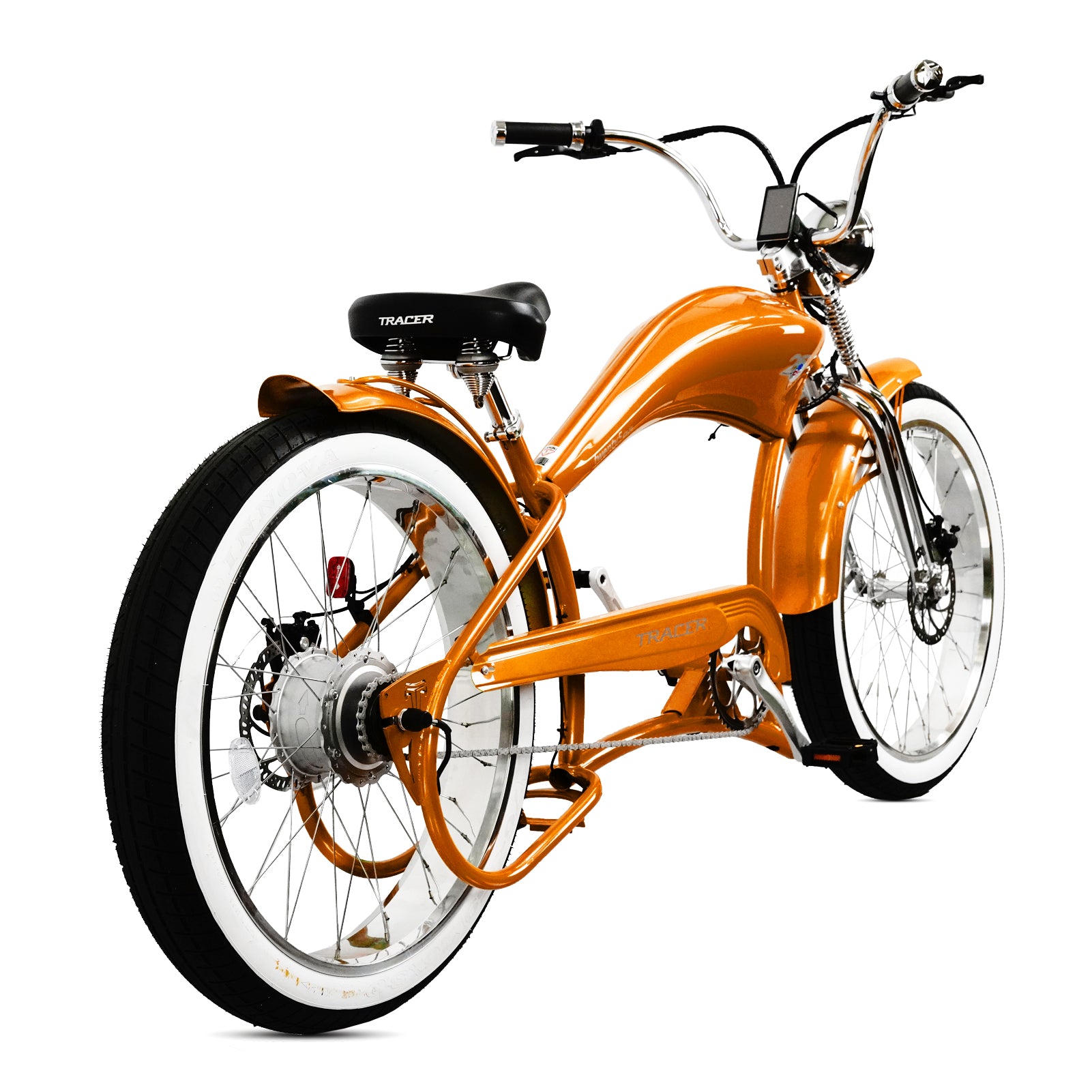 TRACER TWENTY 5 DS 26" Stretch E-BIKE 800W 48V Dual Spring Suspension Fork