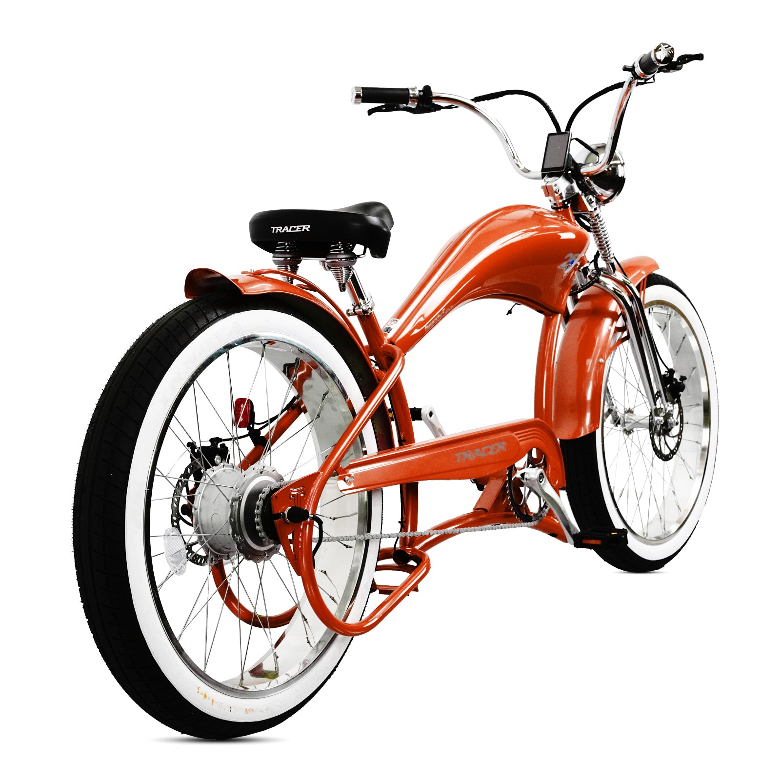 TRACER TWENTY 5 DS 26" Stretch E-BIKE 800W 48V Dual Spring Suspension Fork