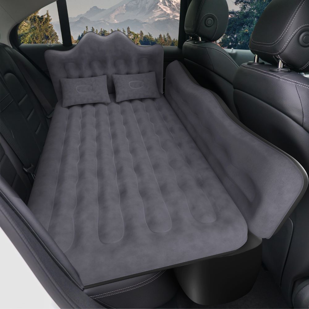 Umbrauto 29.53in/75cm Wide Car Air Mattress Inflatable SUV, Truck & Van Back Seat Camping Bed with Pump & Pillows,Black - Energize Trek