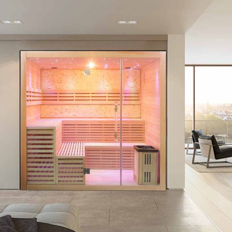 SAUNA EVOLUTION®  Indoor Therapy Wood Steam Sauna Room - Energize Trek