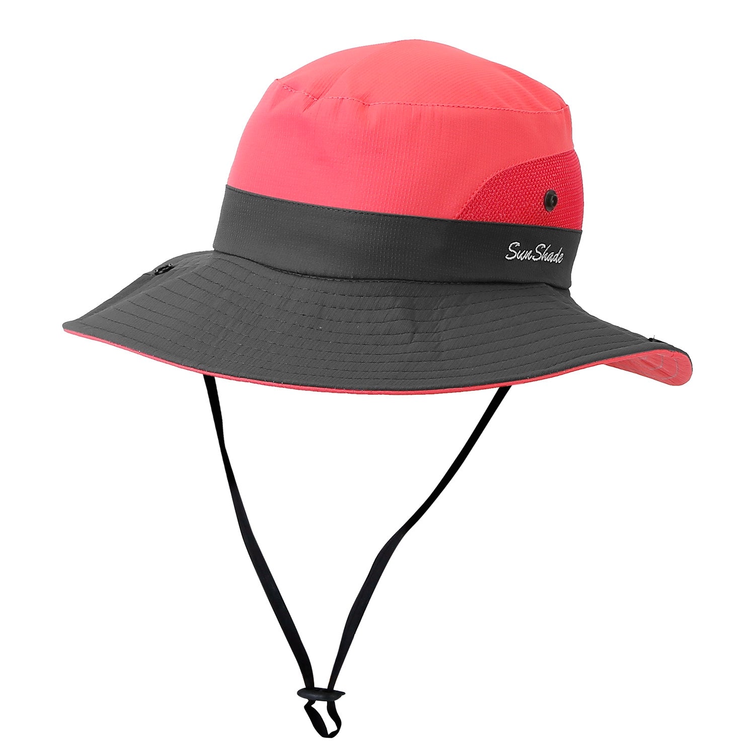 Women Summer Sun Bucket Hats Foldable UV Protection Cotton Cap Wide Brim Floppy Cap Packable Ponytail Mesh Travel Hat For Beach Fishing Camping Travel - Energize Trek