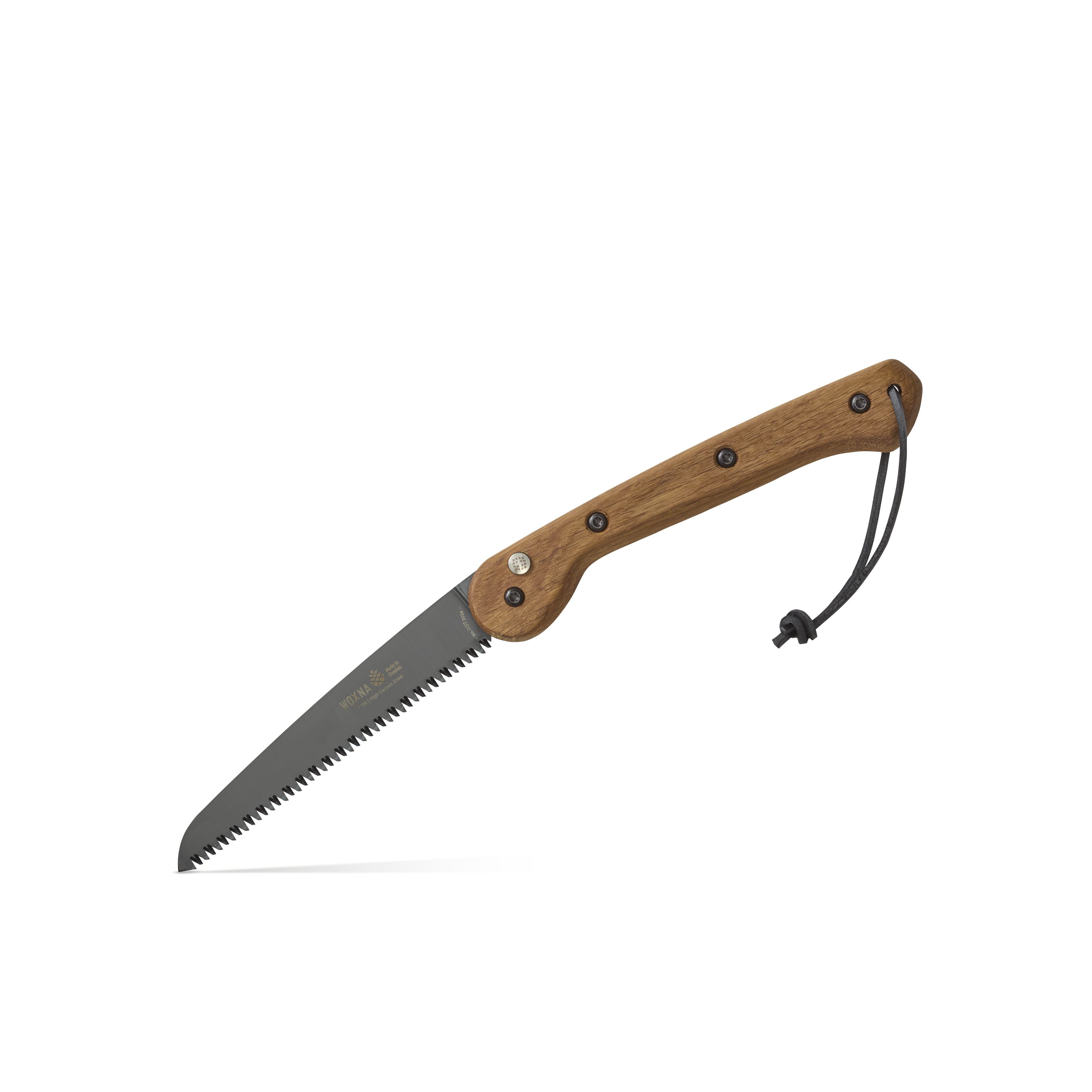 Woxna Hälsing Foldable Saw 7 inches - Oak & High Carbon Steel - Energize Trek