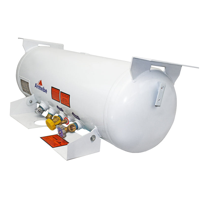Flame King 16 Gal ASME RV Trailer Propane Cylinder Tank - Energize Trek