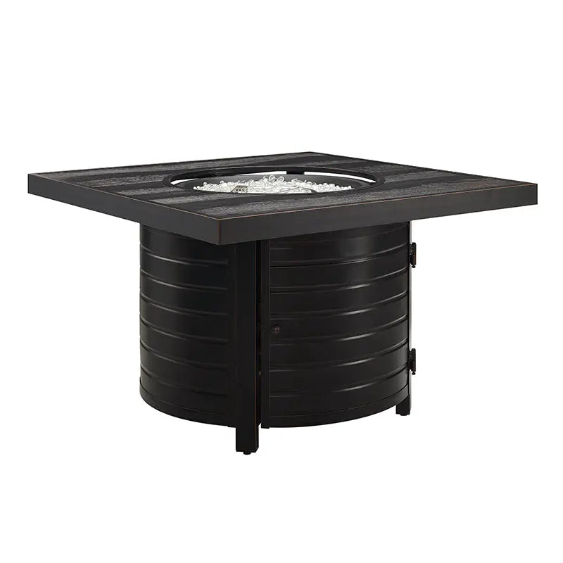 Yorke 40" Square Aluminum Convertible Gas Fire Pit Table - Energize Trek