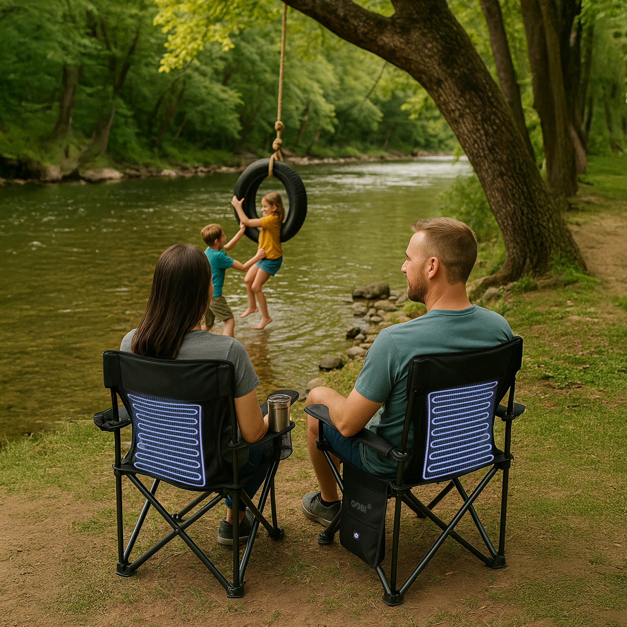 Zephyr Dual-Zoned Cooling Camp Chair - Energize Trek