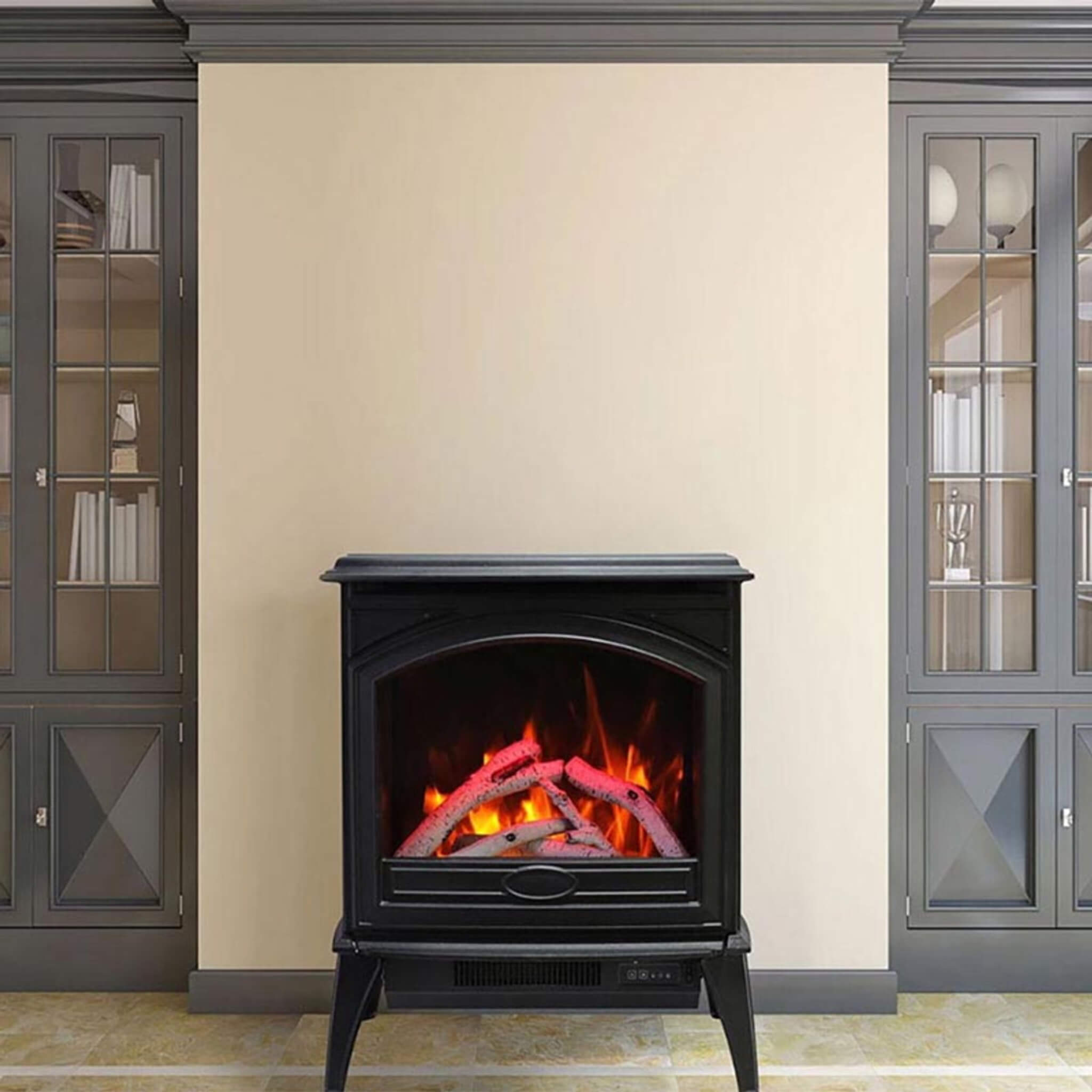 Amantii Freestanding Cast-Iron Electric Fireplace [E50-NA] (SAK53610) - Energize Trek