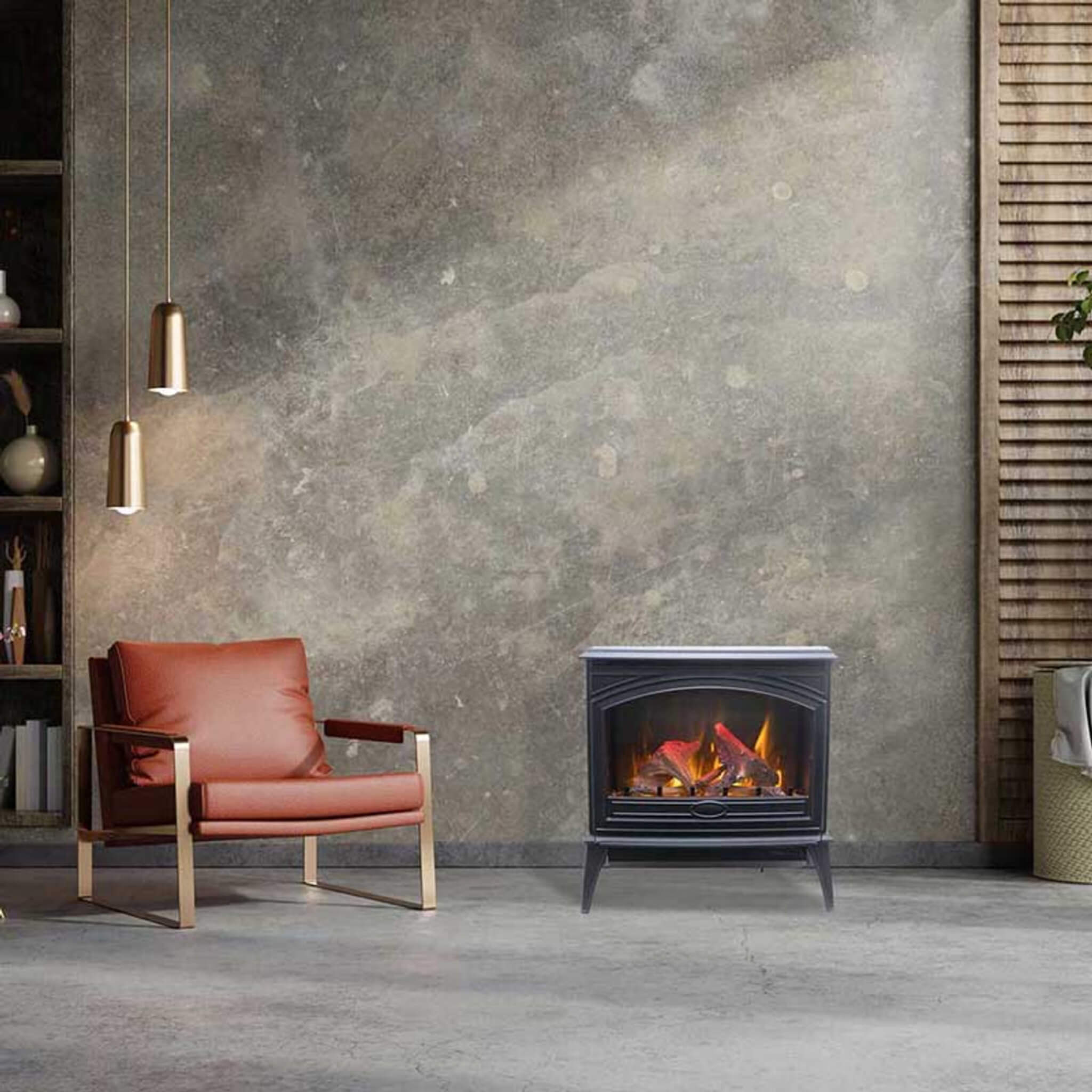 Amantii Freestanding Cast-Iron Electric Fireplace [E50-NA] (SAK53610) - Energize Trek