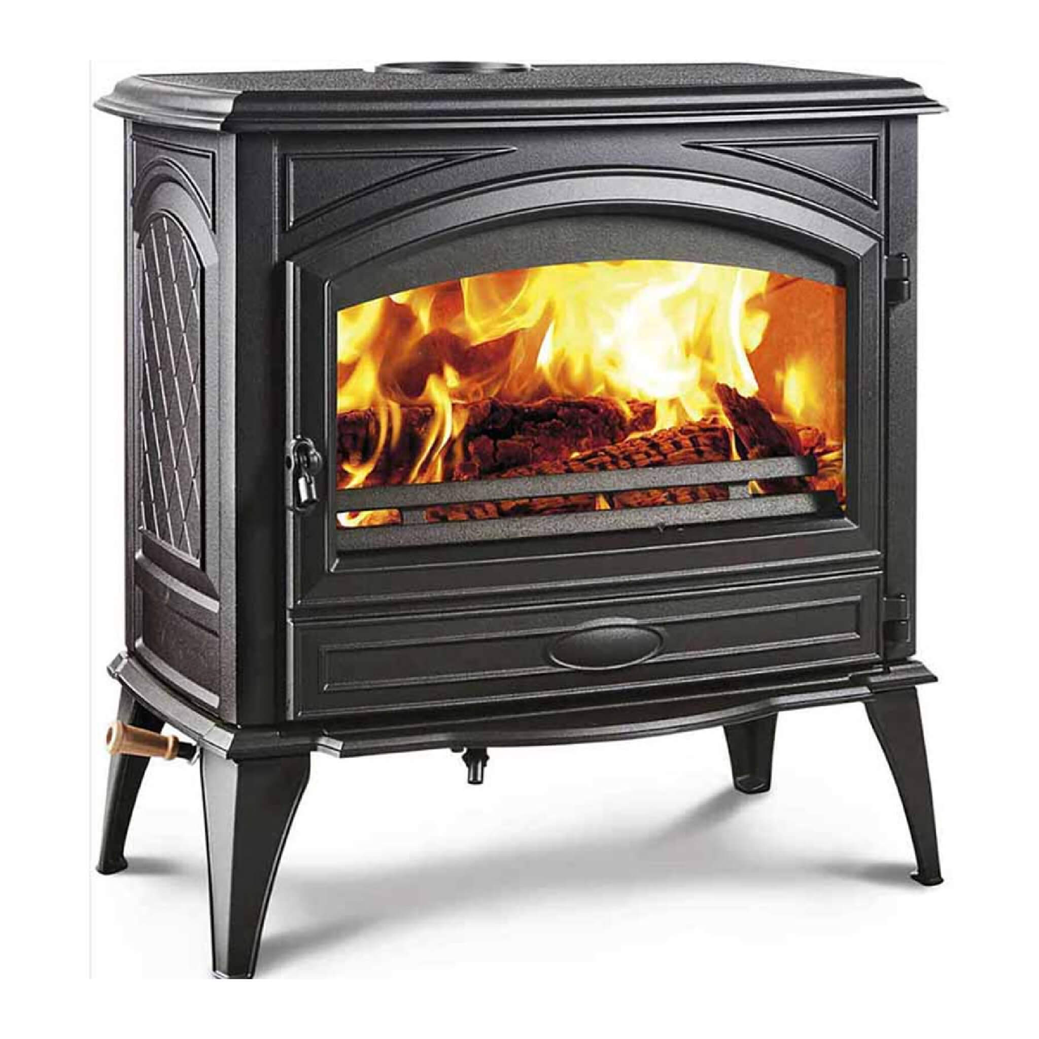 Amantii Lynwood Wood Burning Cast Iron Stove Fireplace [LYNWOOD-W76] (SAK25618) - Energize Trek