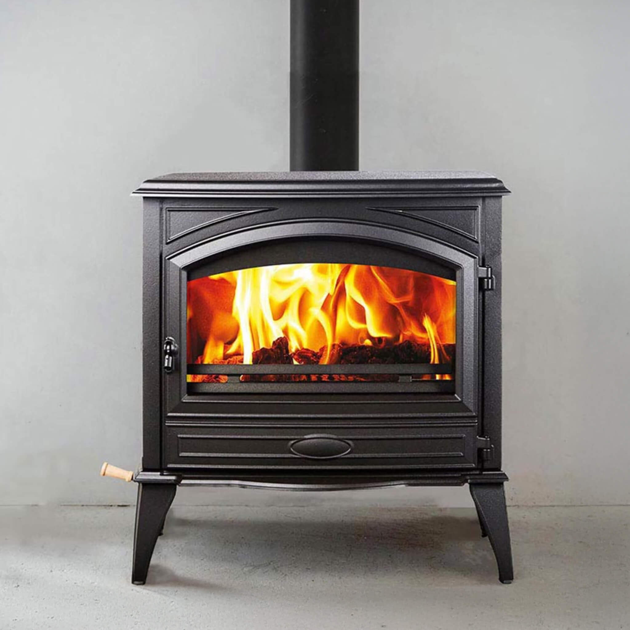Amantii Lynwood Wood Burning Cast Iron Stove Fireplace [LYNWOOD-W76] (SAK25618) - Energize Trek