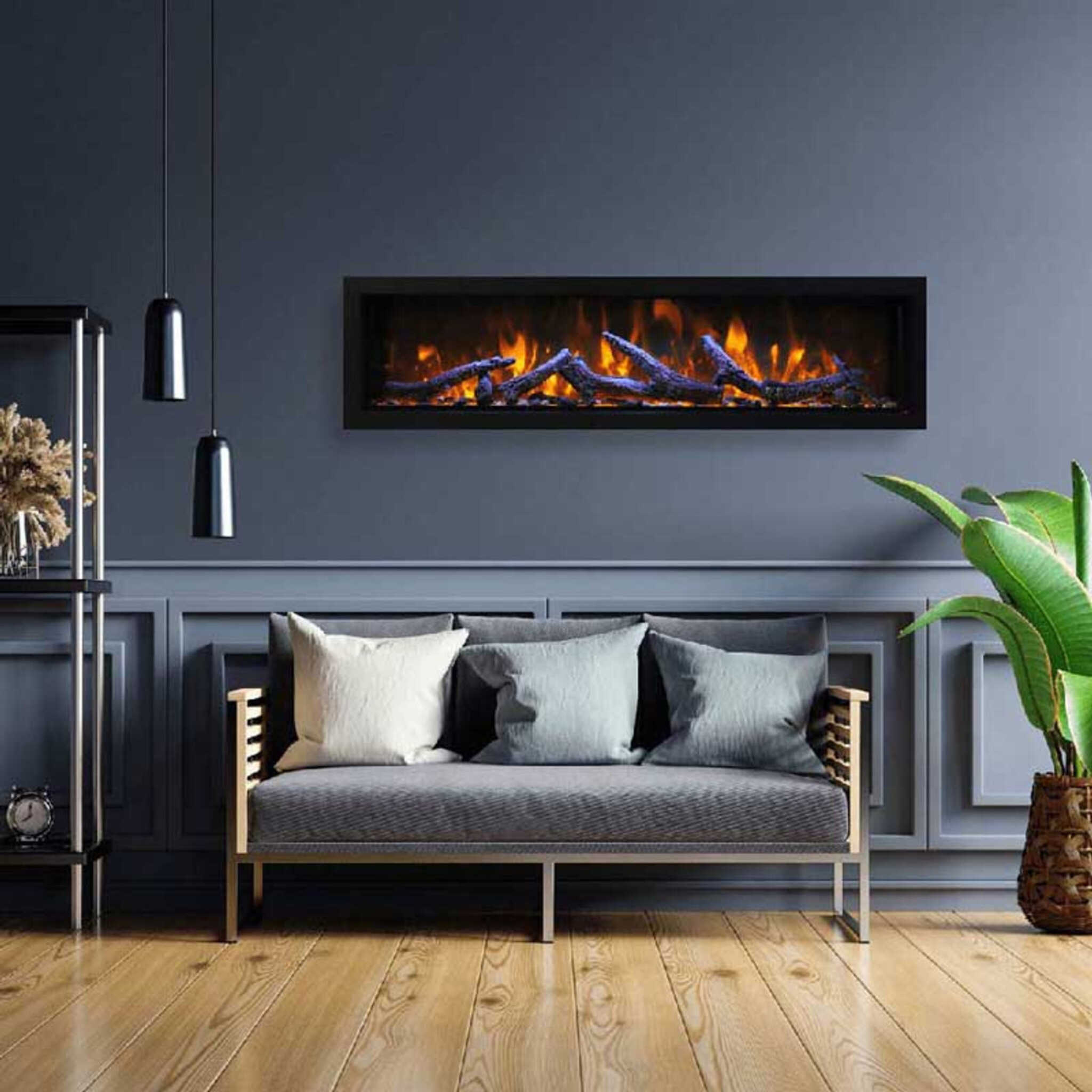Amantii Panorama BI Deep XT Smart Electric Fireplace [BI-60/72/88-DEEP-XT] (SAK73845) - Energize Trek