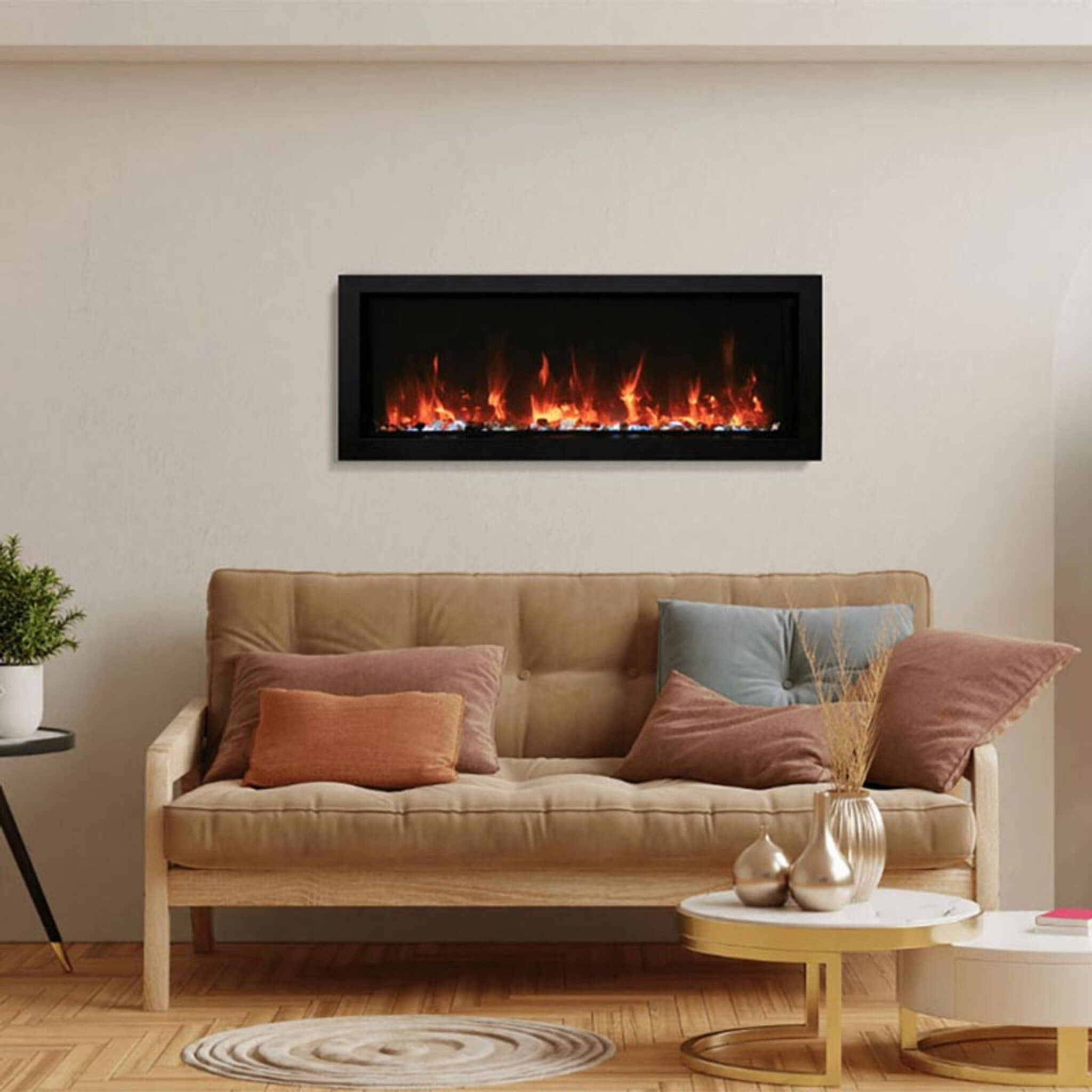 Amantii Panorama BI Slim Smart Electric Fireplace [BI-50/60/72-SLIM-OD] (SAK46329) - Energize Trek