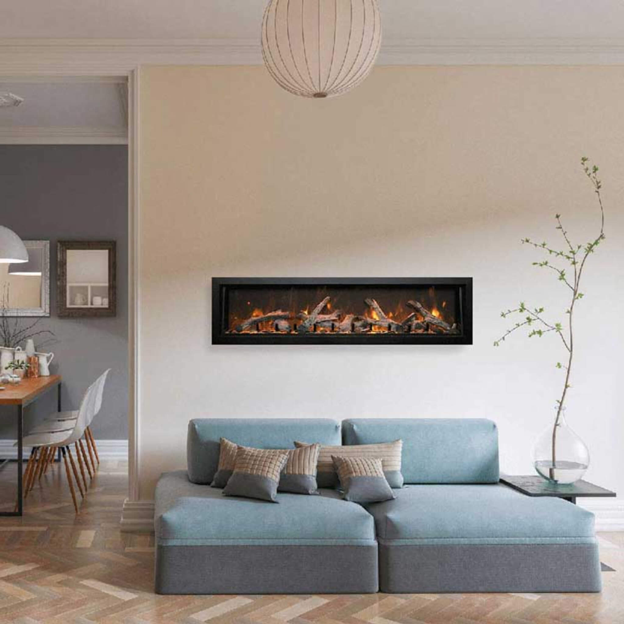 Amantii Panorama BI Deep 60" Smart Electric Fireplace [BI-60-DEEP-OD] (SAK75391) - Energize Trek