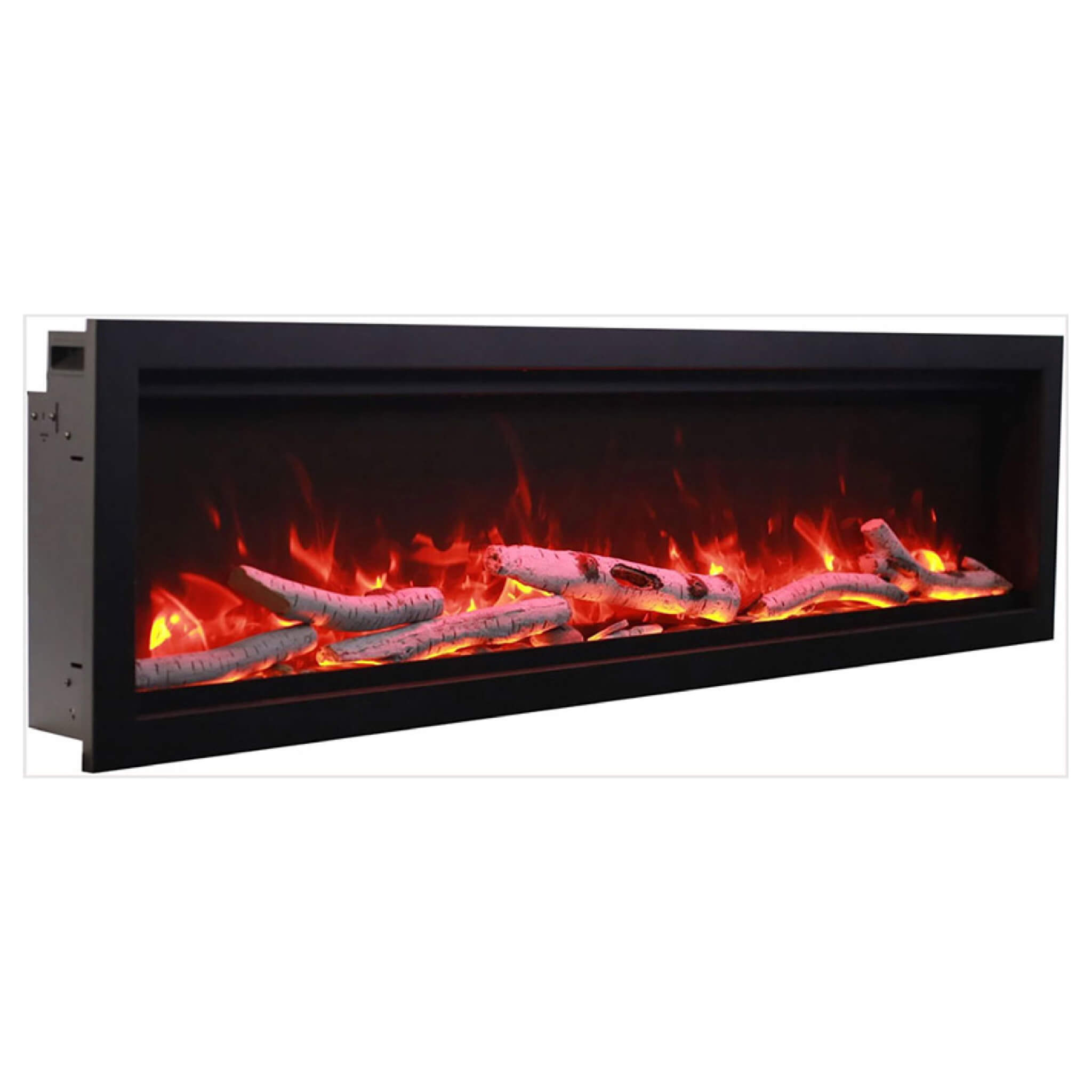 Amantii Symmetry 74" Smart Electric Fireplace With Programmable Timer And Thermostat [SYM-74] (SAK26974) - Energize Trek