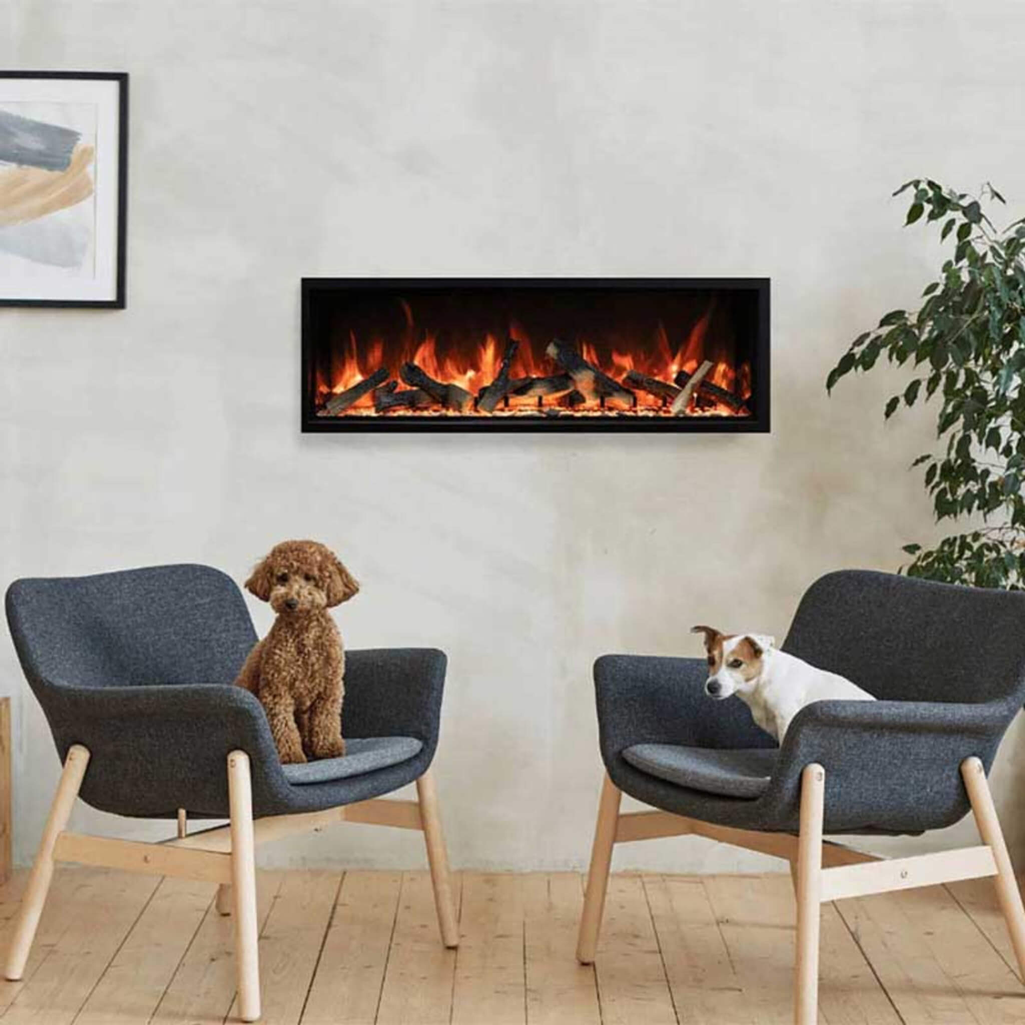 Amantii Symmetry Bespoke XT 60" Smart Electric Fireplace [SYM-60-XT-BESPOKE] (SAK46298) - Energize Trek
