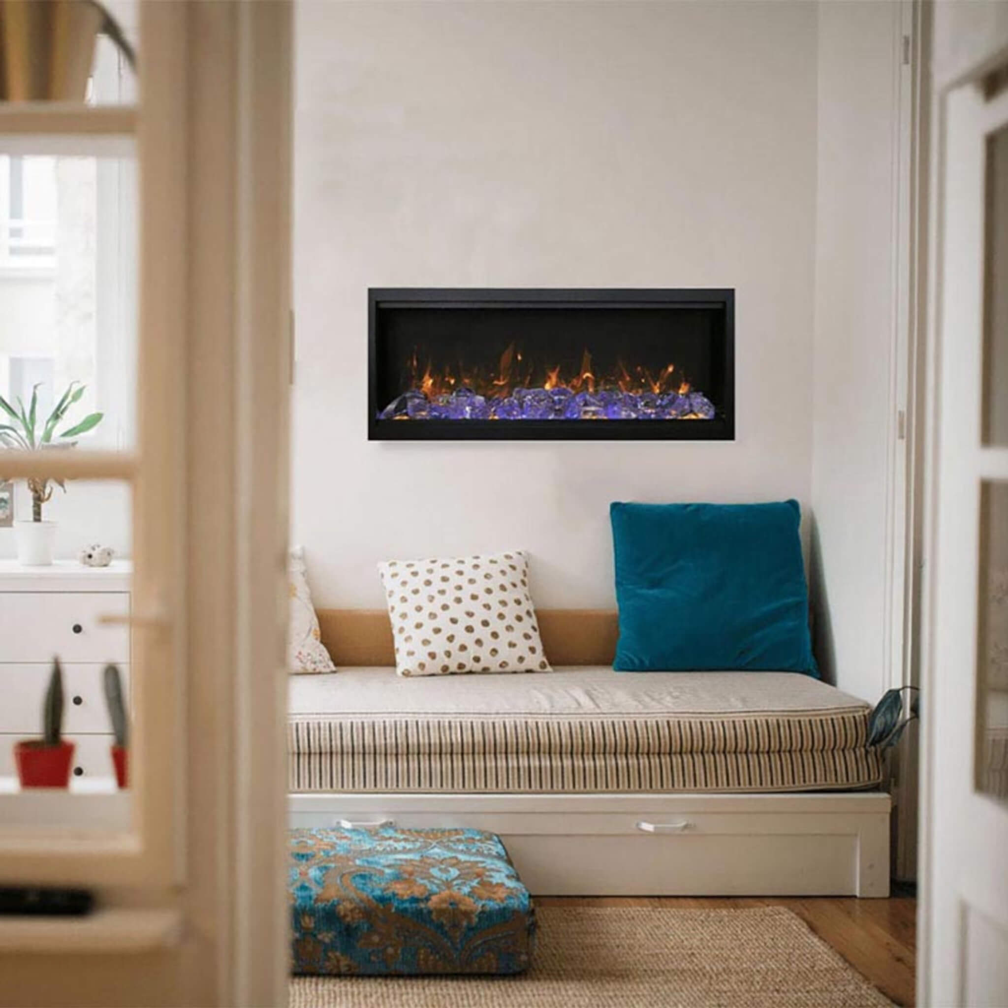 Amantii Symmetry XT Smart Electric Fireplace [SYM-50/60-XT] (SAK19437) - Energize Trek
