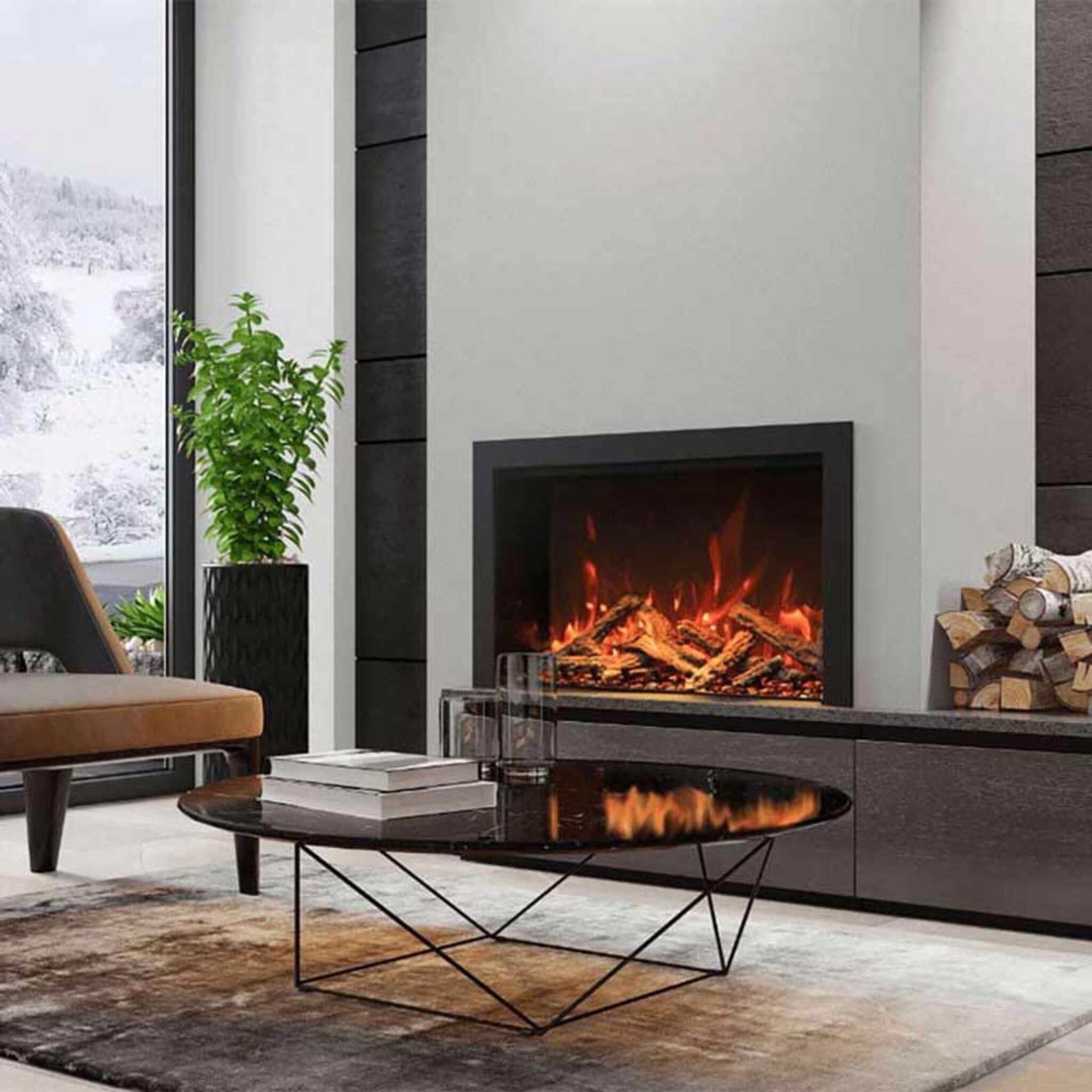 Amantii TRD Smart Electric Fireplace Insert [TRD-26/30/38/44] (SAK83819) - Energize Trek