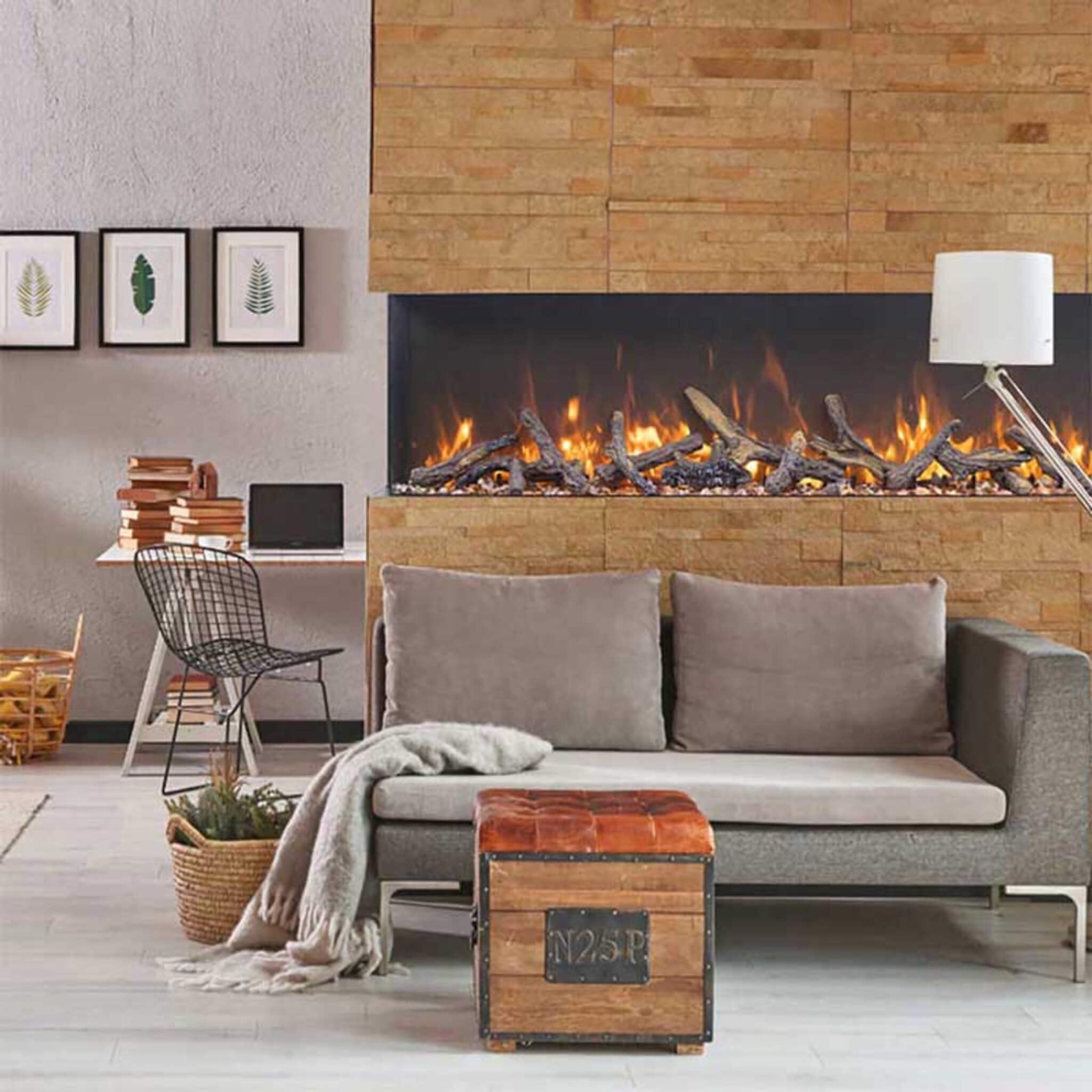 Amantii Tru-View Extra Tall XL 50" Electric Fireplace [50-TRV-XT-XL-WIFI] (SAK53814) - Energize Trek