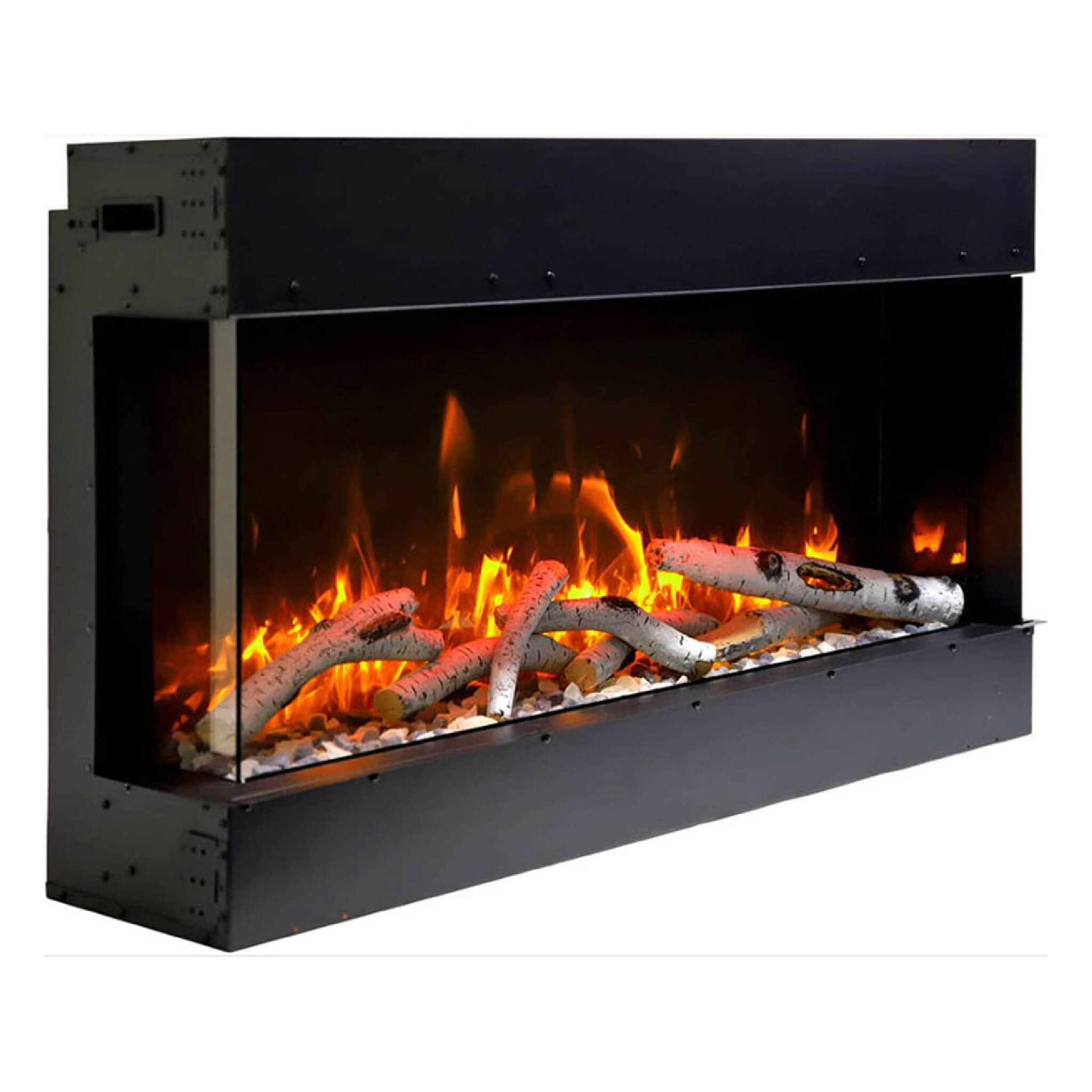 Amantii Tru-View Slim Smart 3 Sided Built-In Electric Fireplace [50/60-TRV-SLIM] (SAK28645) - Energize Trek