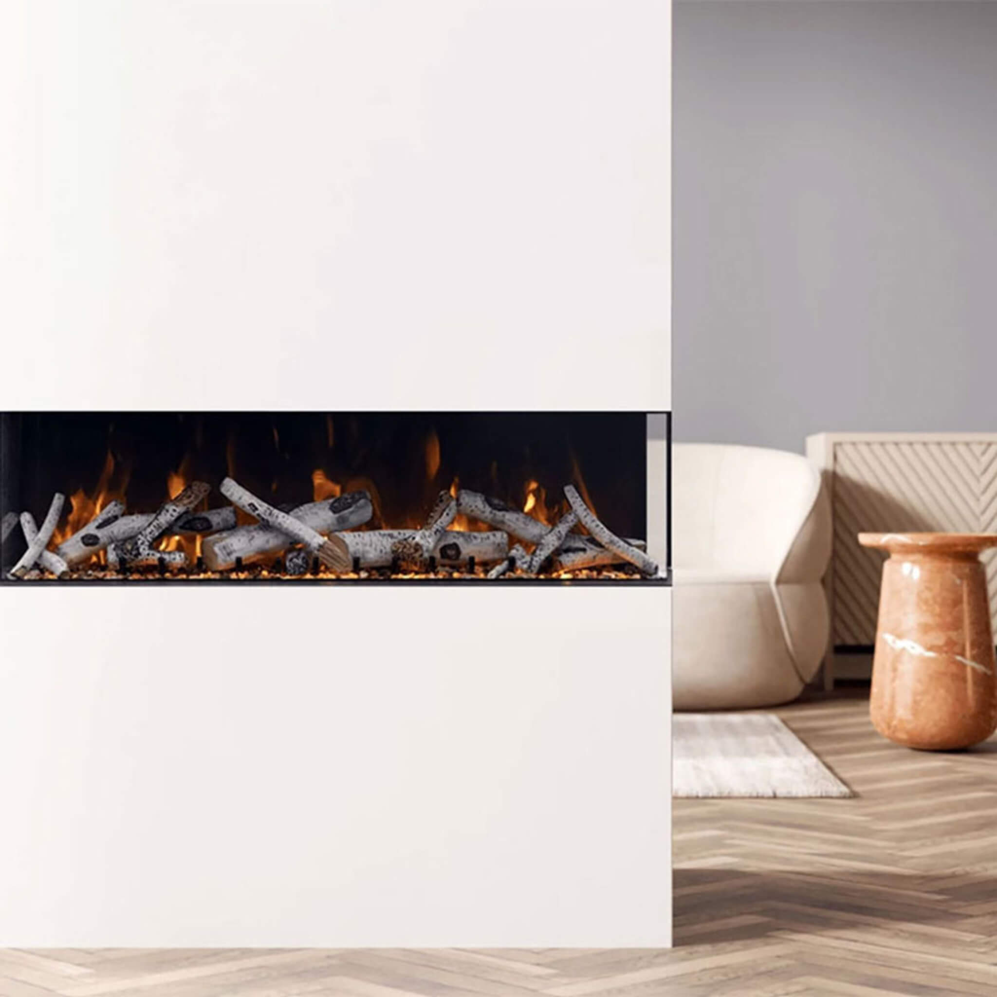 Amantii Tru-View XL Deep Smart Electric Fireplace [50/60/72-TRU-VIEW-XL] (SAK52864) - Energize Trek