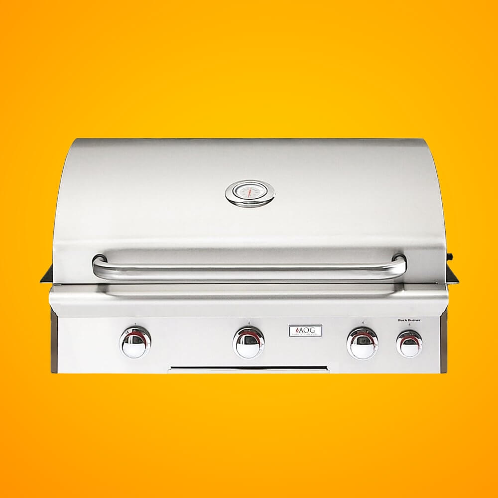 American Outdoor Grill 30NBL L-Series 3-Burner Built-In Natural Gas Grill W/ Rotisserie Kit, 30" [30NBL] (SAK57636) - Energize Trek