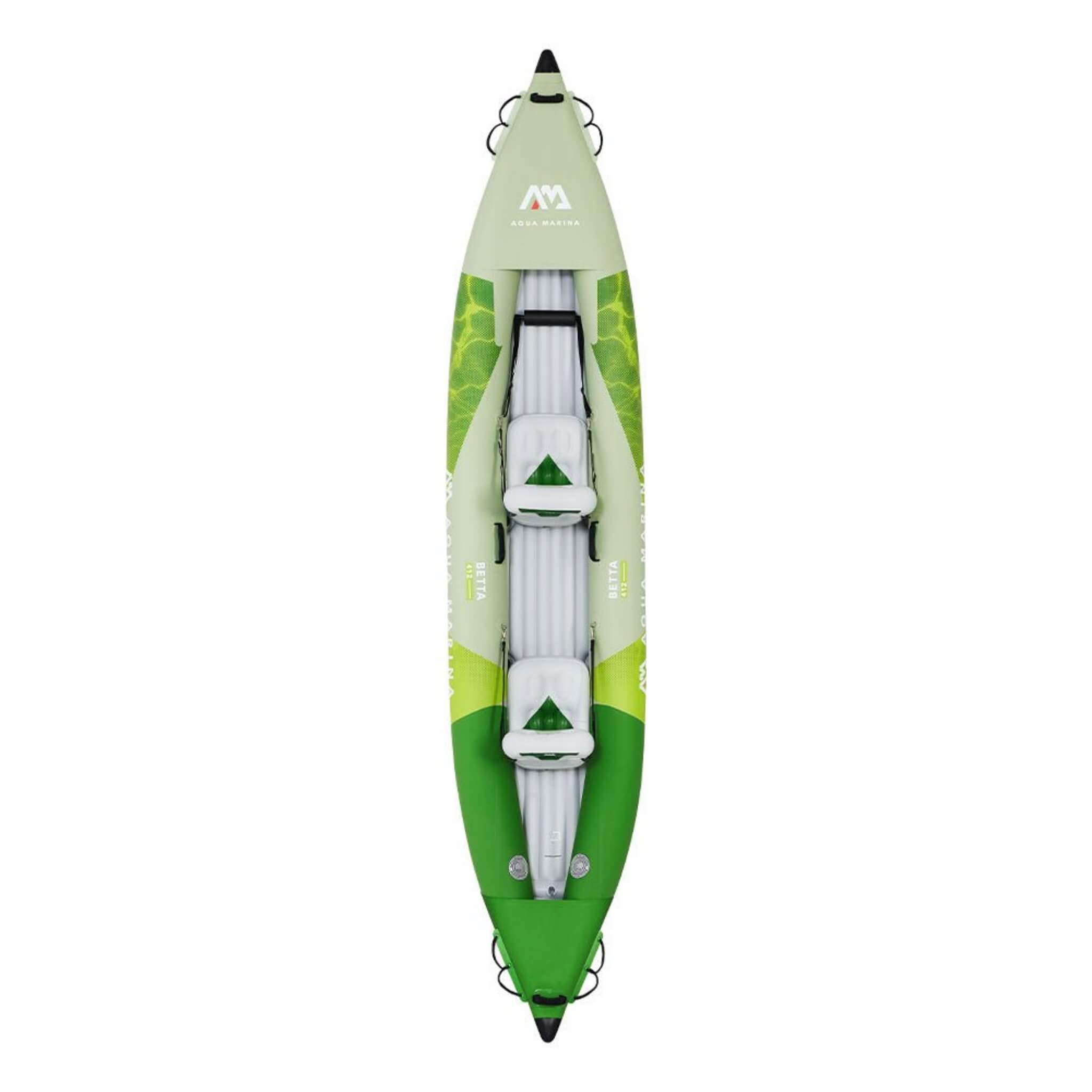 Aqua Marina Betta 2-Person Inflatable Recreational Kayak With Paddles, 14FT (BE-412) (SAK01375) - Energize Trek