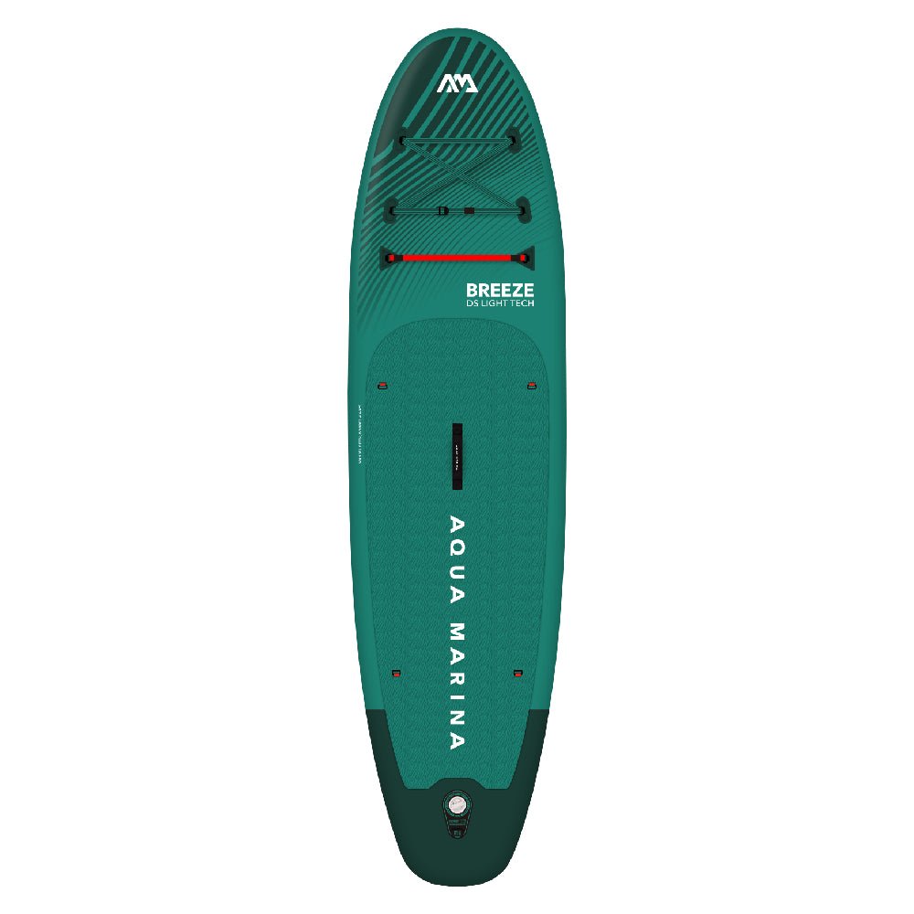 Aqua Marina Breeze BT-23BRP Green Compact Inflatable SUP With Drop Stitch Light Technology, 9FT (SAK68745) - Energize Trek