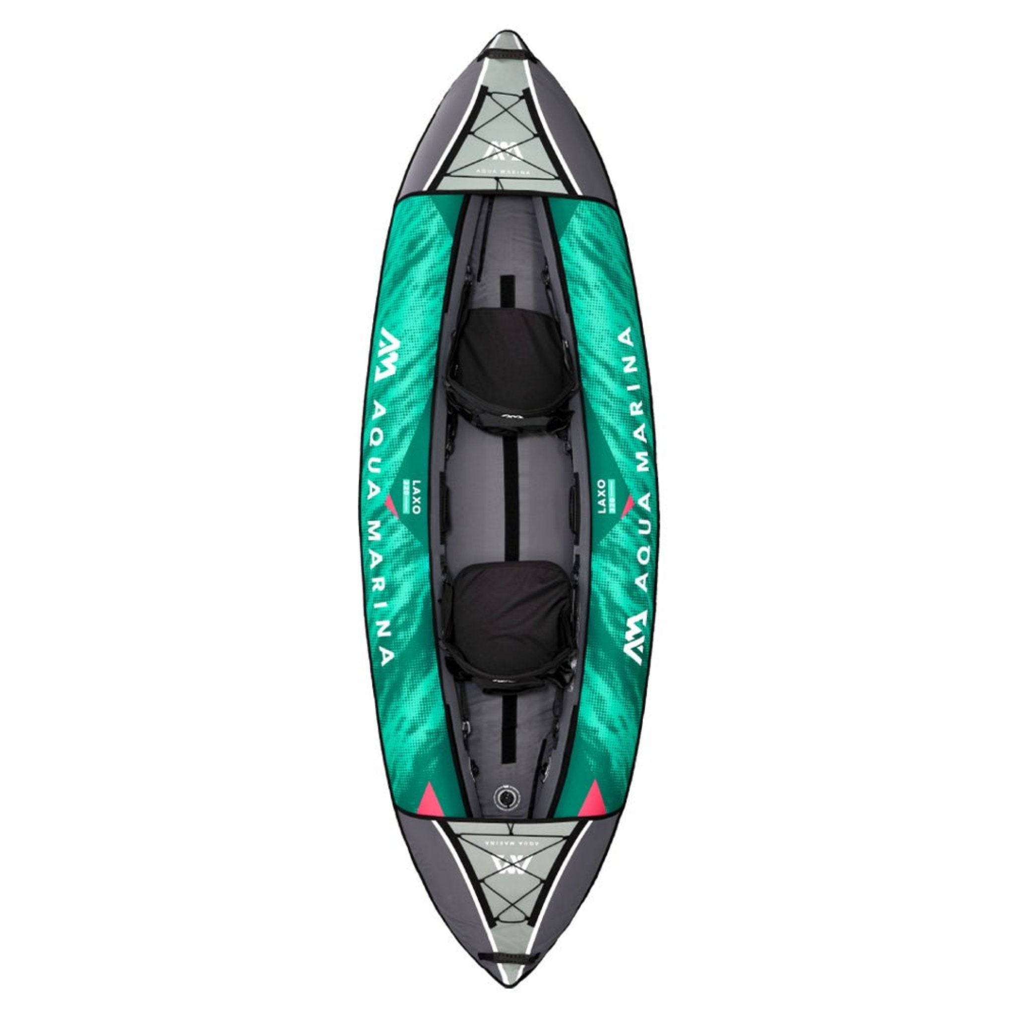 Aqua Marina Laxo 320 2-Person Recreational Kayak With High-Back Seat And Adjustable Cargo Bungee, 10FT (SAK01396) - Energize Trek
