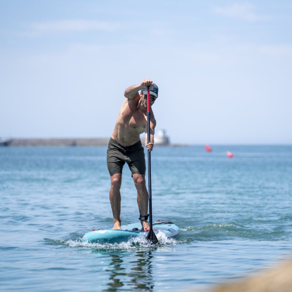 Aqua Marina Vapor BT-23VAP All-Around SUP W/ Sand Ripple Grooved EVA Footpad, 10FT (SAK60532) - Energize Trek