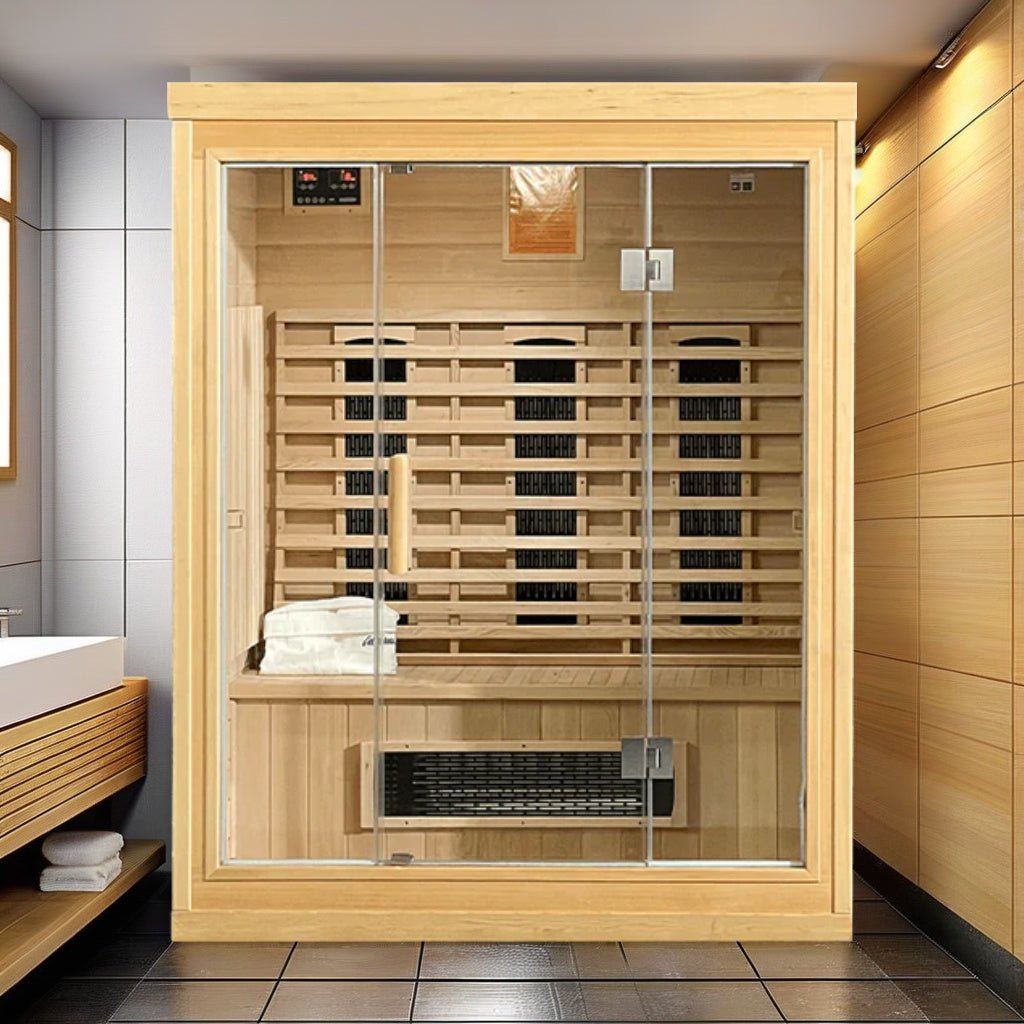 Bliss 3 Sauna – Luxury Wellness Retreat Sauna for Three – Cal Sauna – Premium Home Sauna - Energize Trek