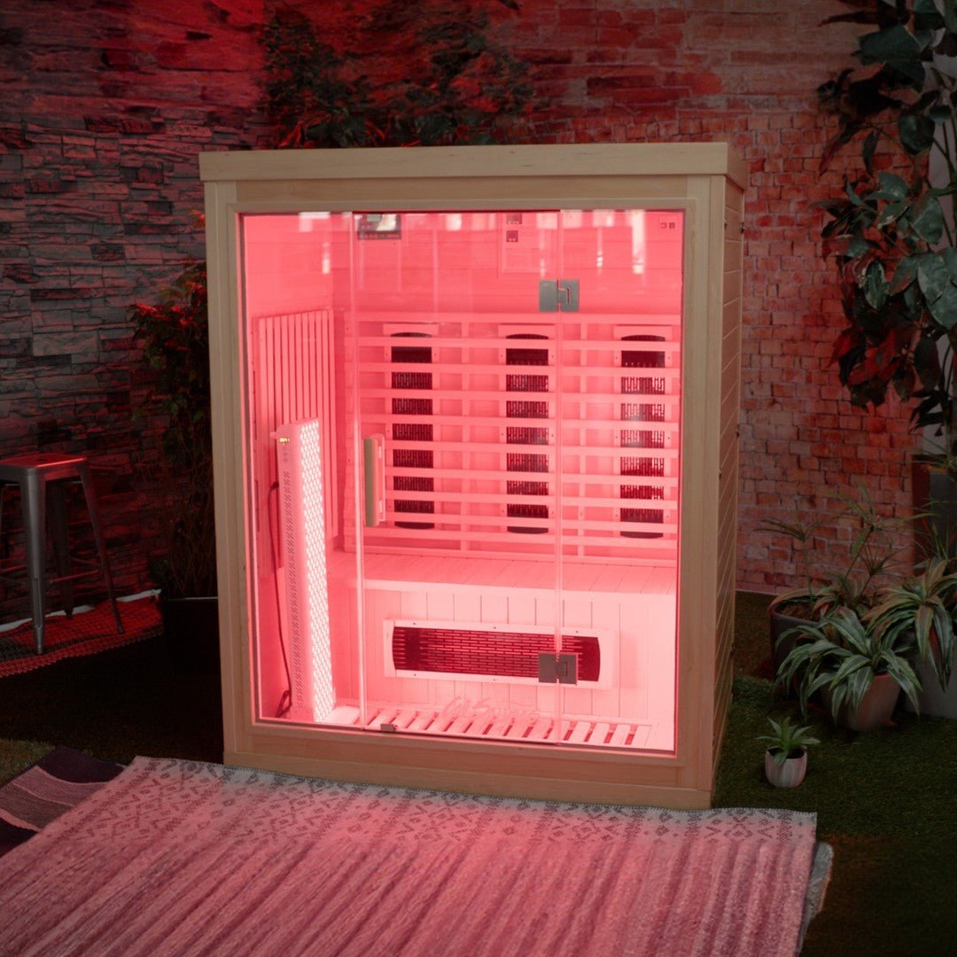 Bliss 3 Sauna – Luxury Wellness Retreat Sauna for Three – Cal Sauna – Premium Home Sauna - Energize Trek