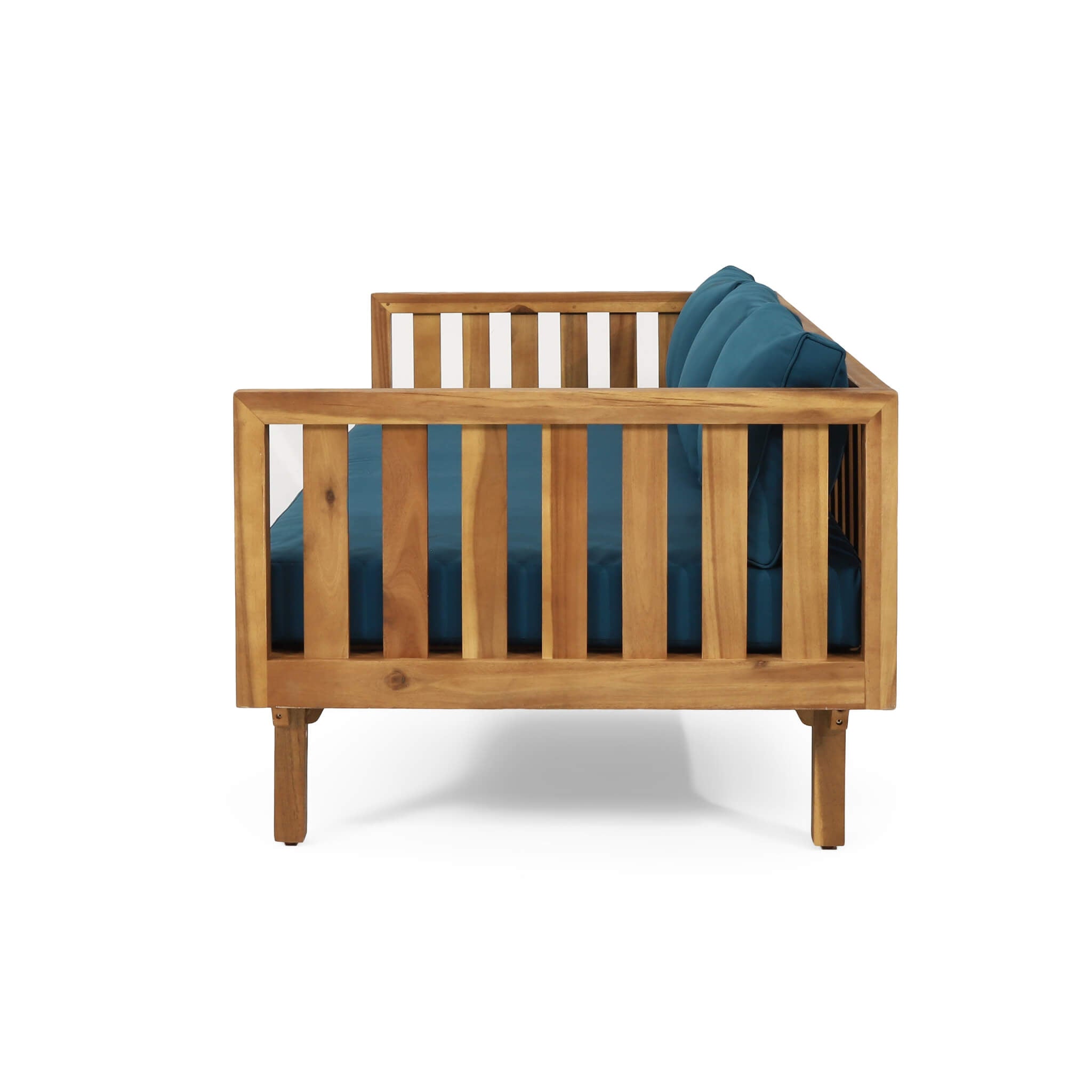 Claremont 3-Seater Acacia Wood Daybed Sofa With Water-Resistant Cushions (SAK65773) - Energize Trek