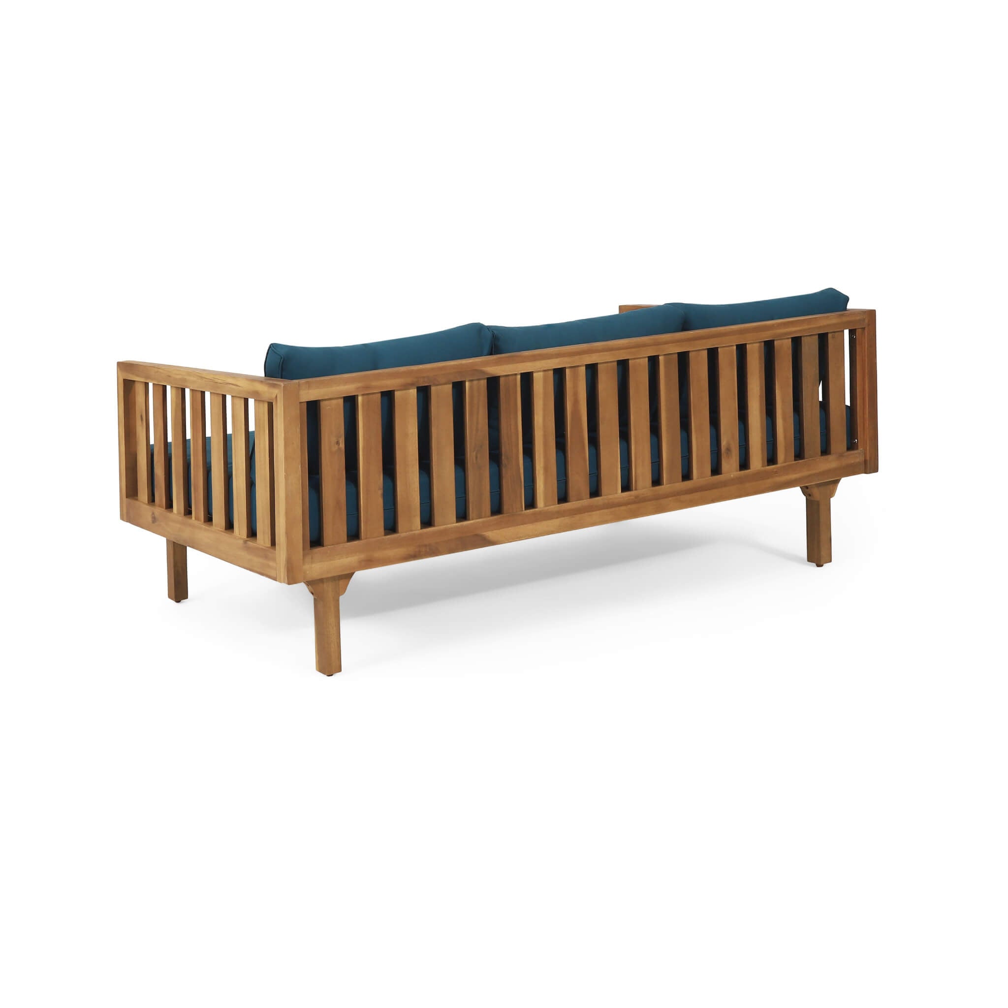Claremont 3-Seater Acacia Wood Daybed Sofa With Water-Resistant Cushions (SAK65773) - Energize Trek