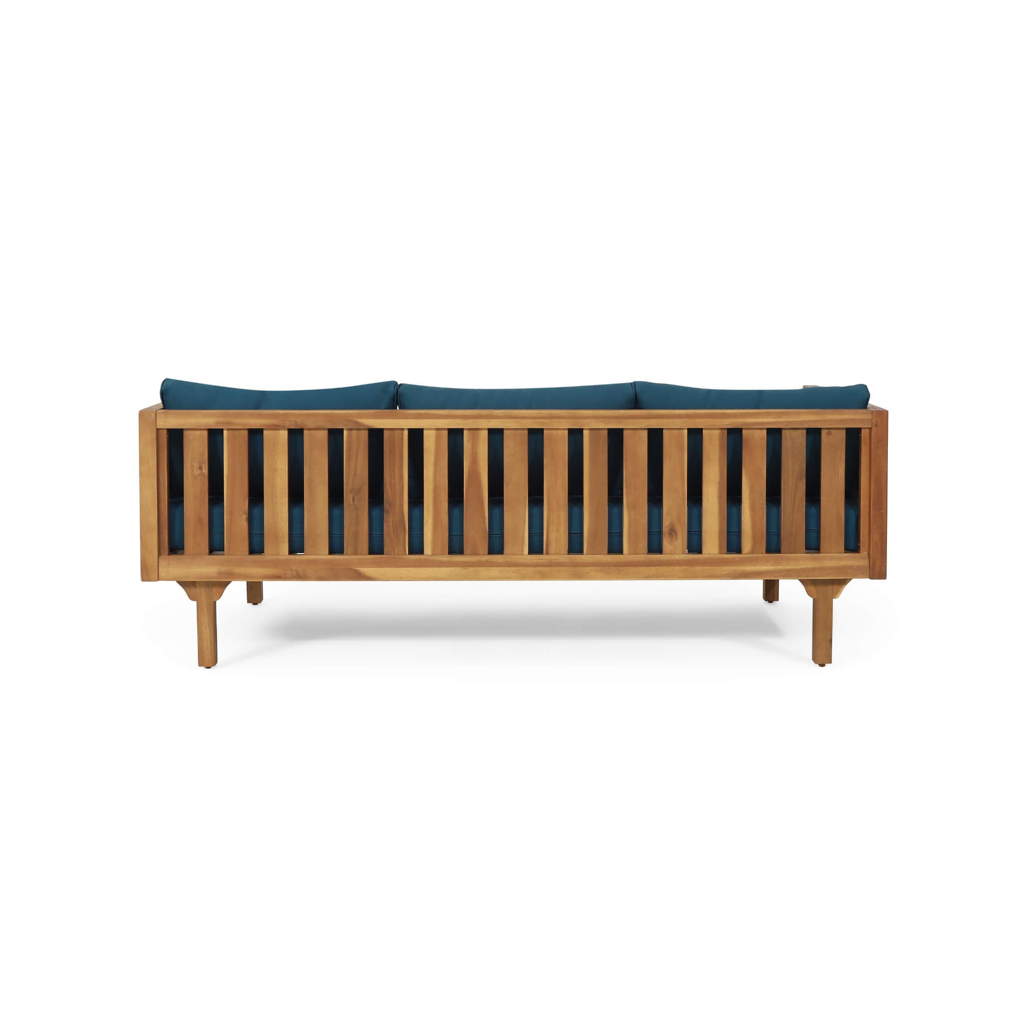 Claremont 3-Seater Acacia Wood Daybed Sofa With Water-Resistant Cushions (SAK65773) - Energize Trek