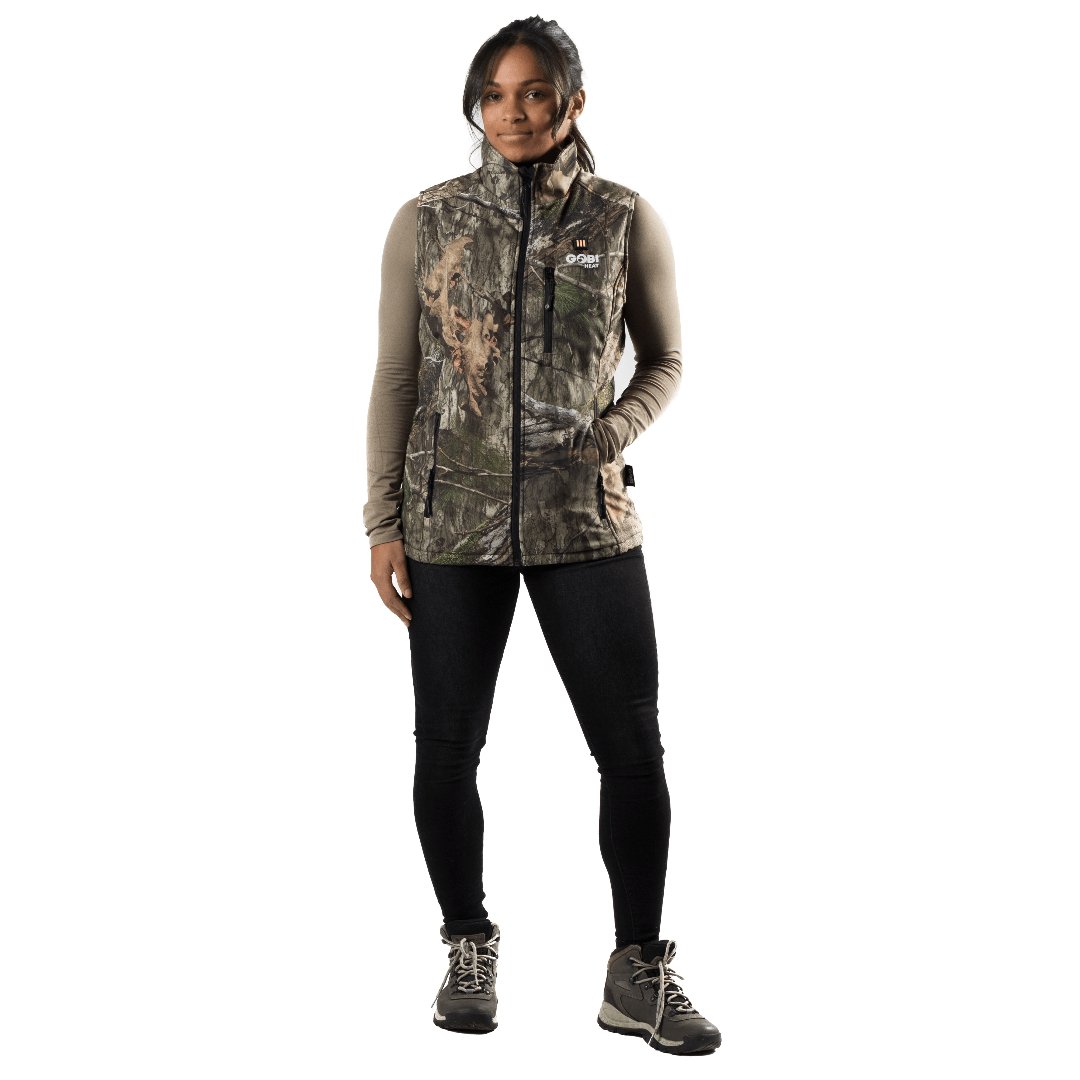 Colorado Women’s Heated Hunting Vest - Available in Mossy Oak® and Real Tree® - Energize Trek