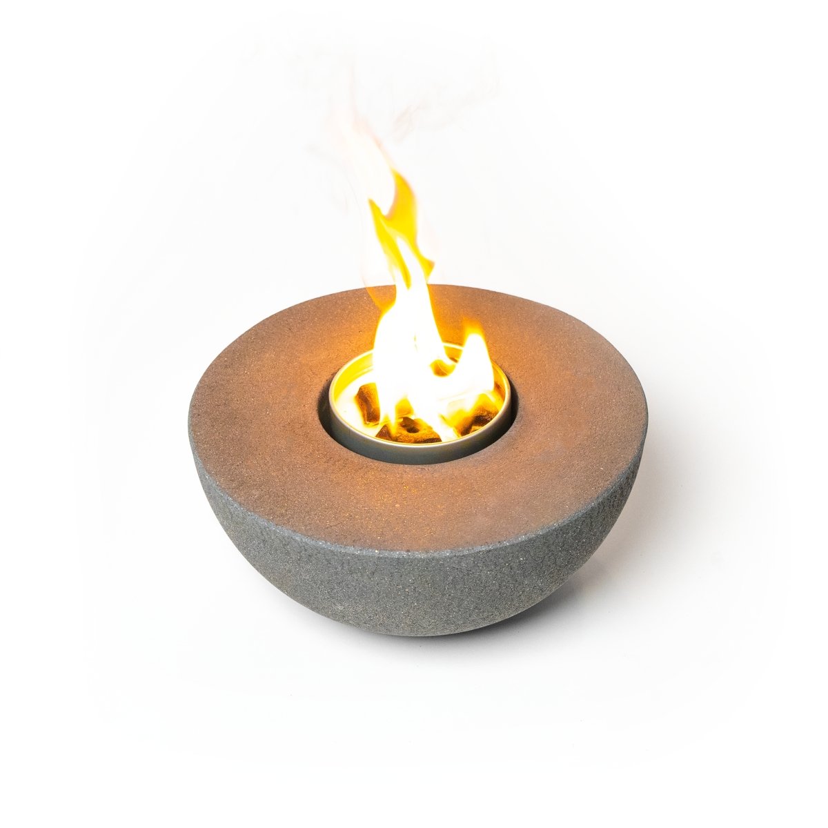 Concrete Semi-Round Fire Pit - Energize Trek