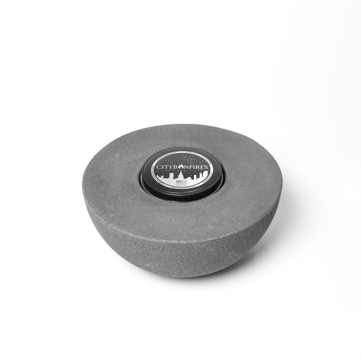 Concrete Semi-Round Fire Pit - Energize Trek